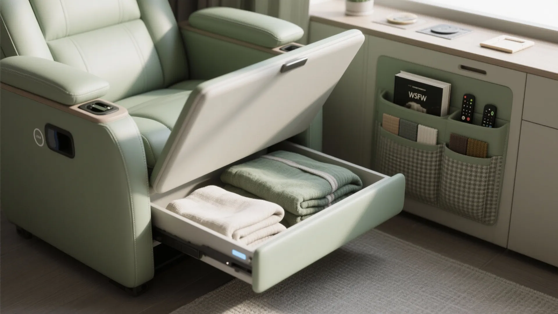 4. Combine storage with seating