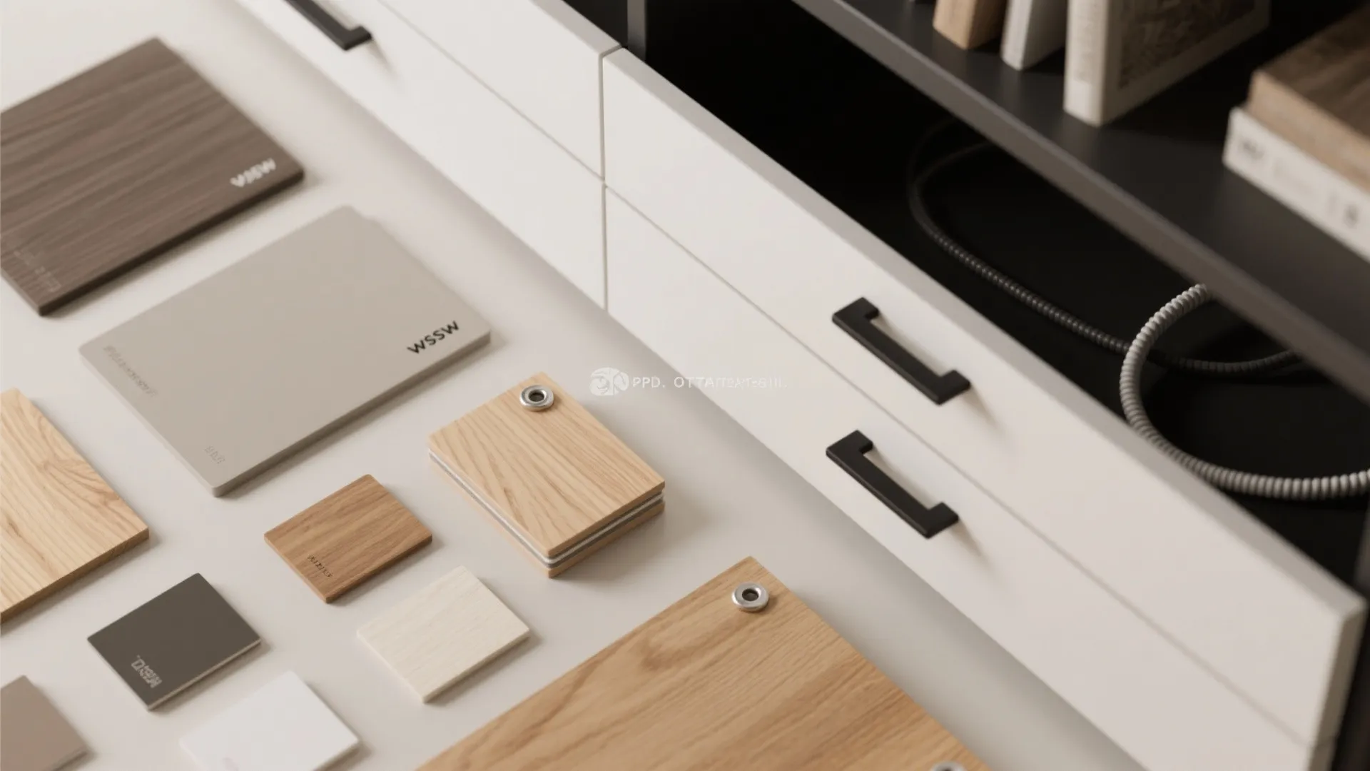 [Section: Inspiration 1] Minimalist storage wall that hides clutter
