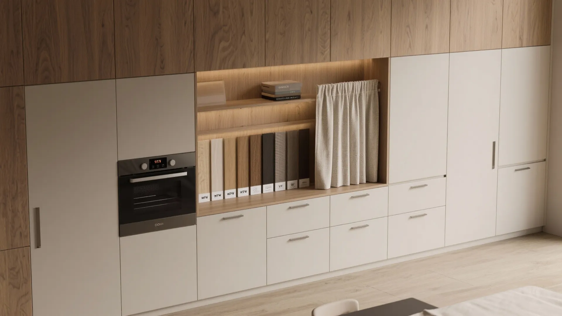 4. Strategic storage walls