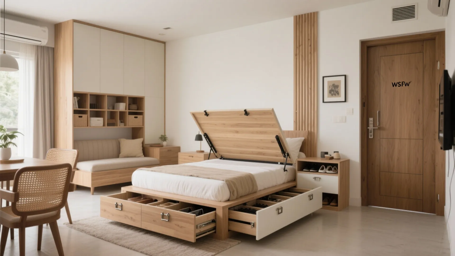 2) Storage-First Furniture: Beds, Benches, and “Borrowed” Space