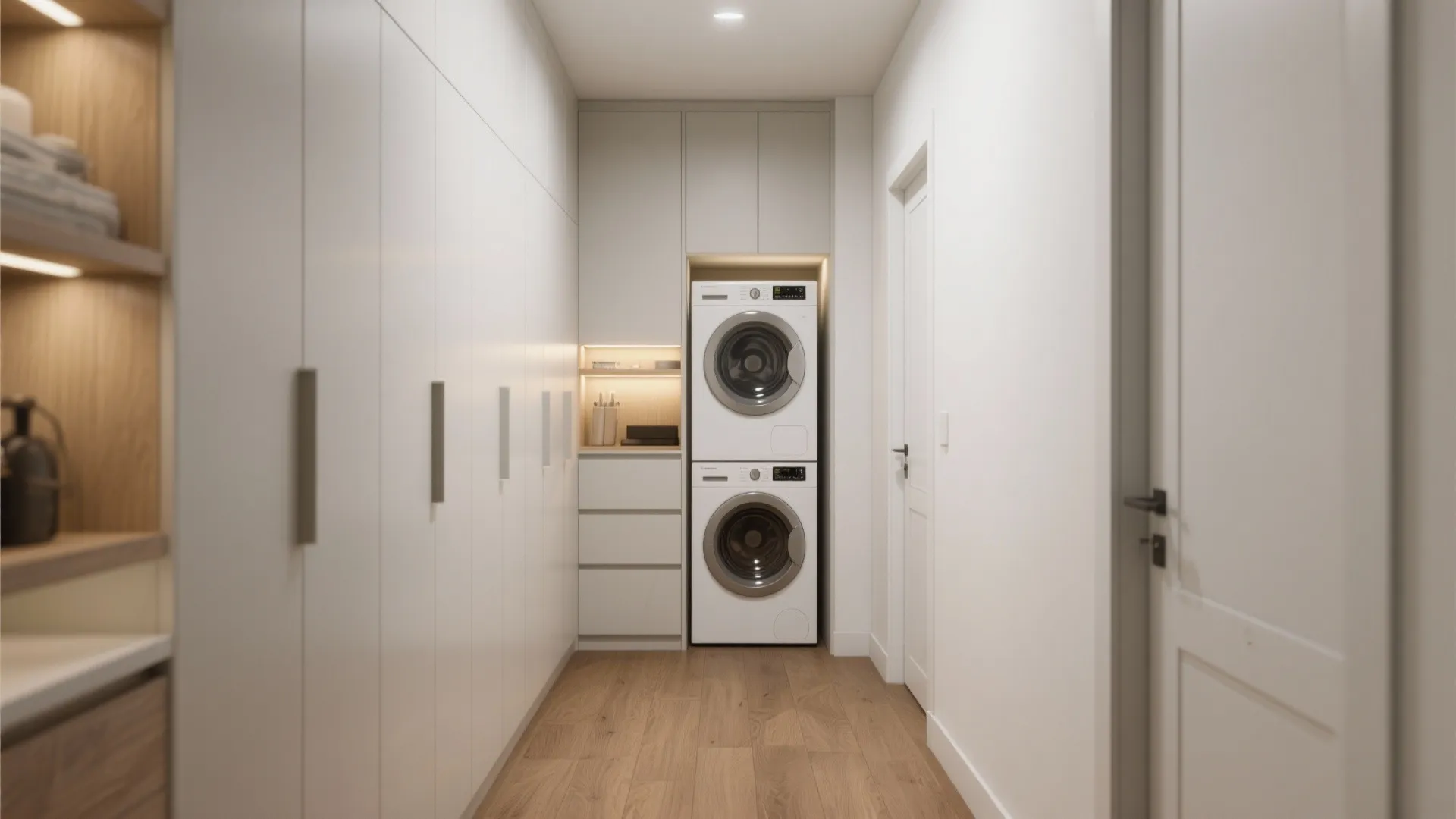 Storage Walls, Pocket Doors, and Corridor Compression