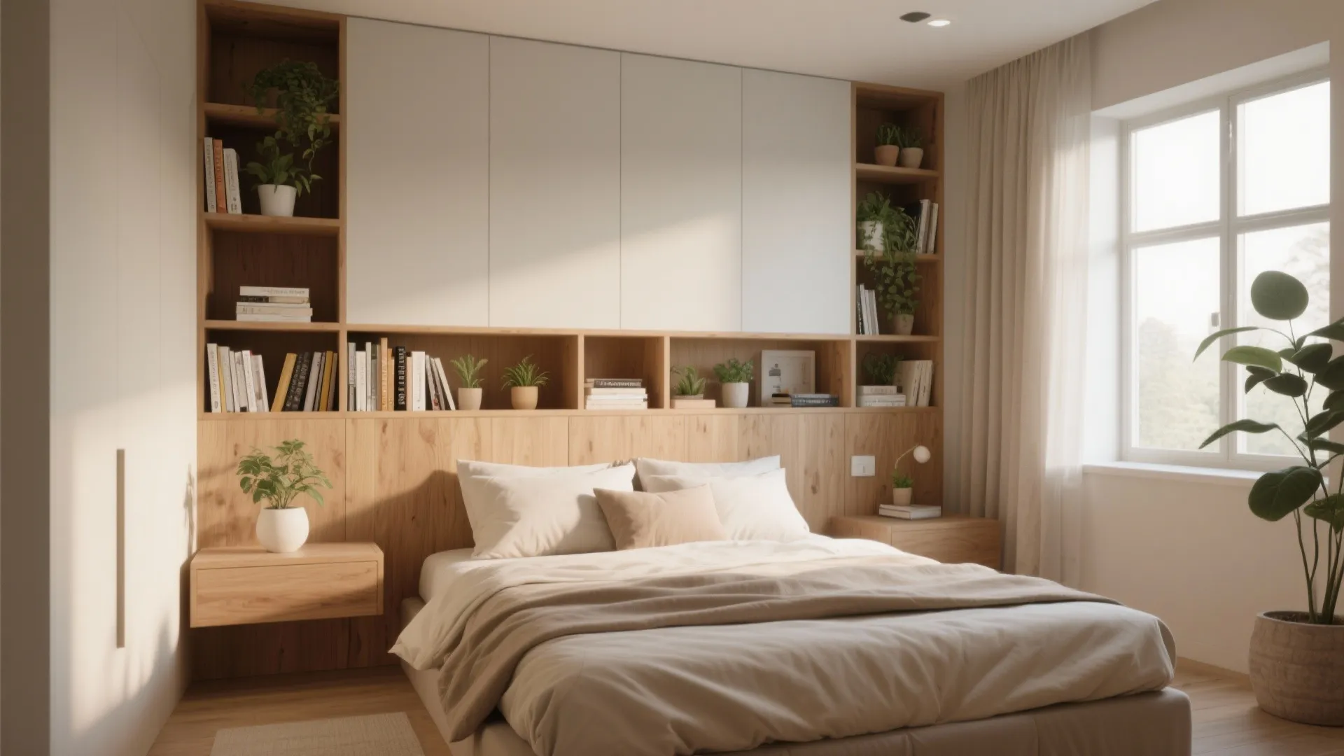 2. The Storage Headboard