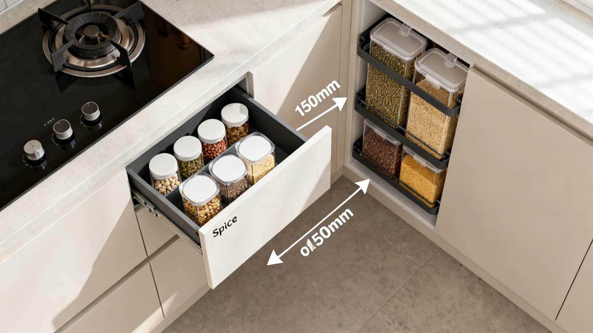 Minimalist Storage with Indian-Ready Organization