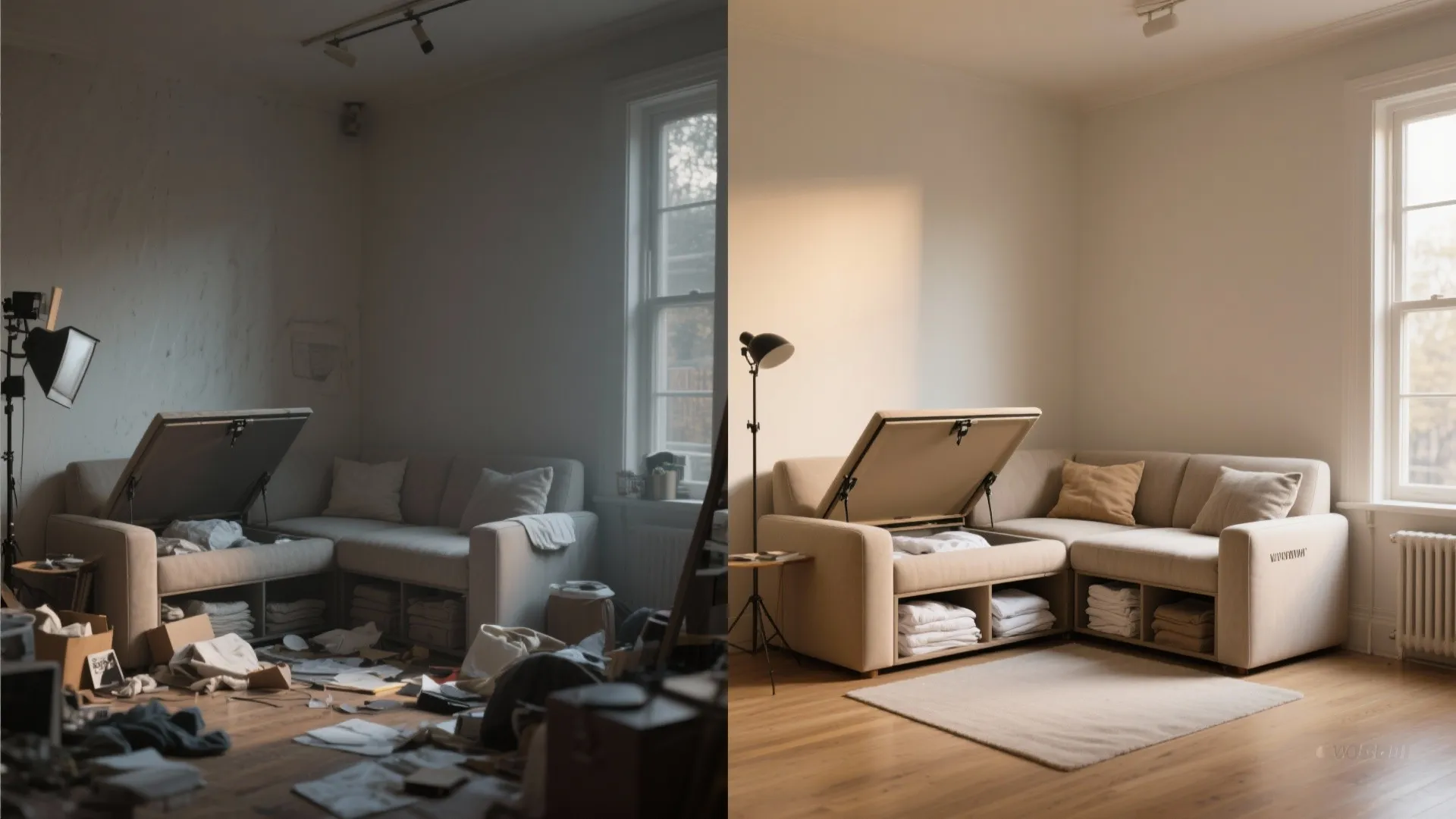 Tip 3: Choose dual-purpose pieces (storage or sleeper)