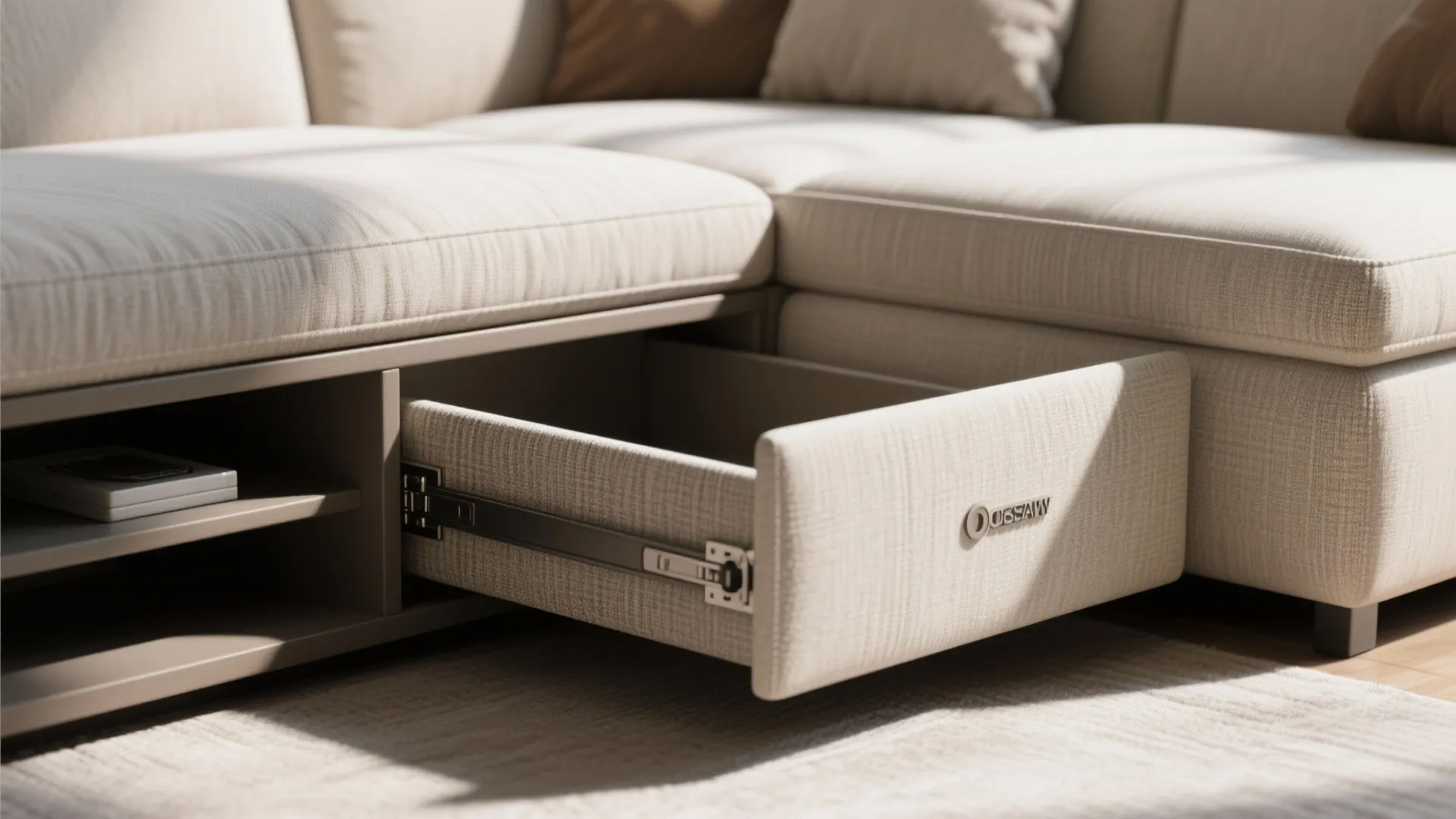 Storage-Integrated Sofa
