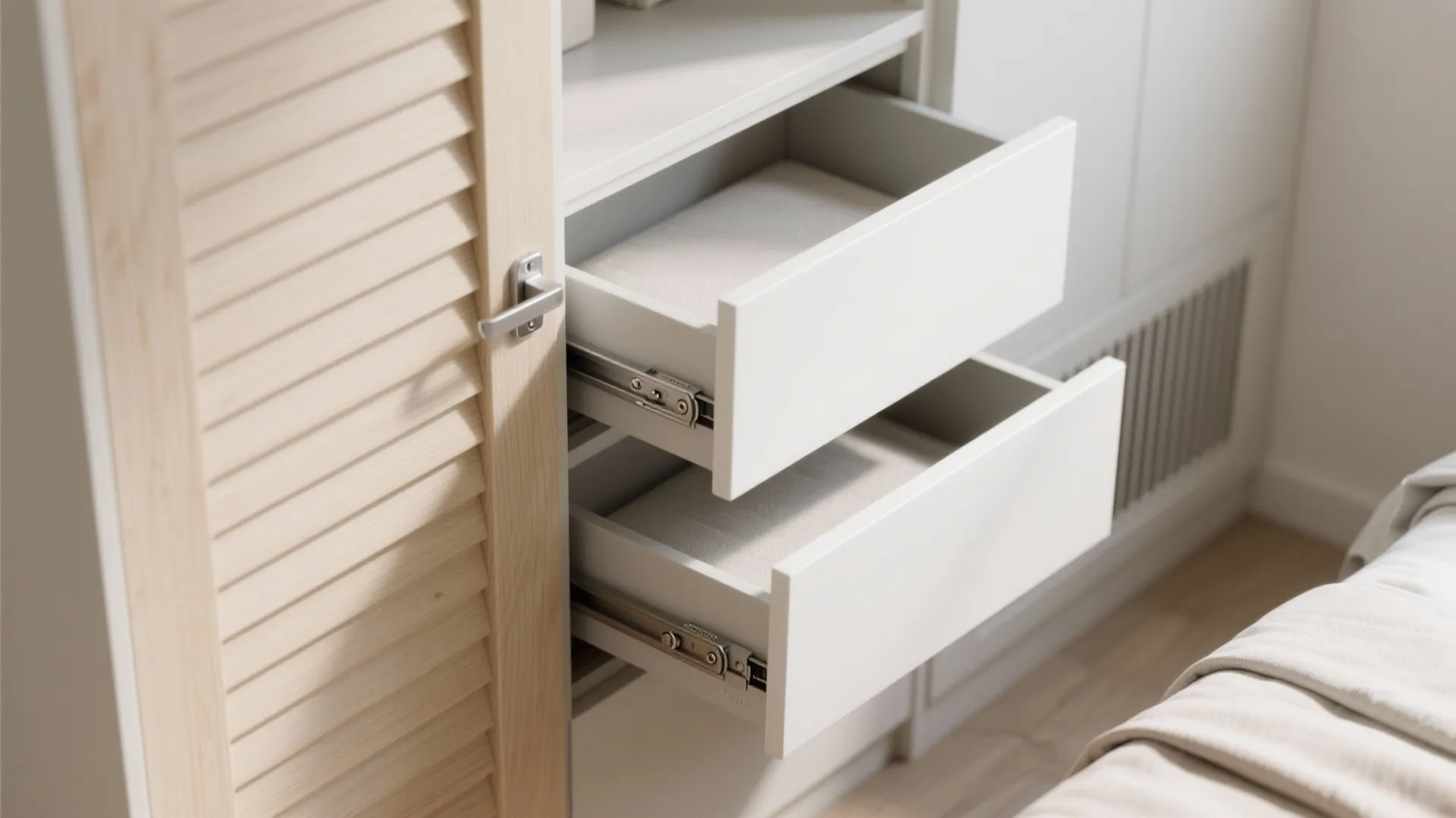 Storage wall + lofts: a calm home with everything tucked away