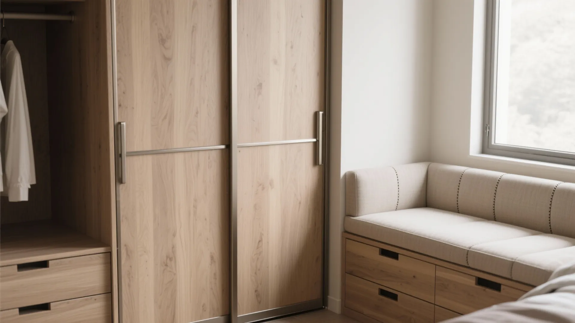 Smart storage with built-ins and flexible furniture