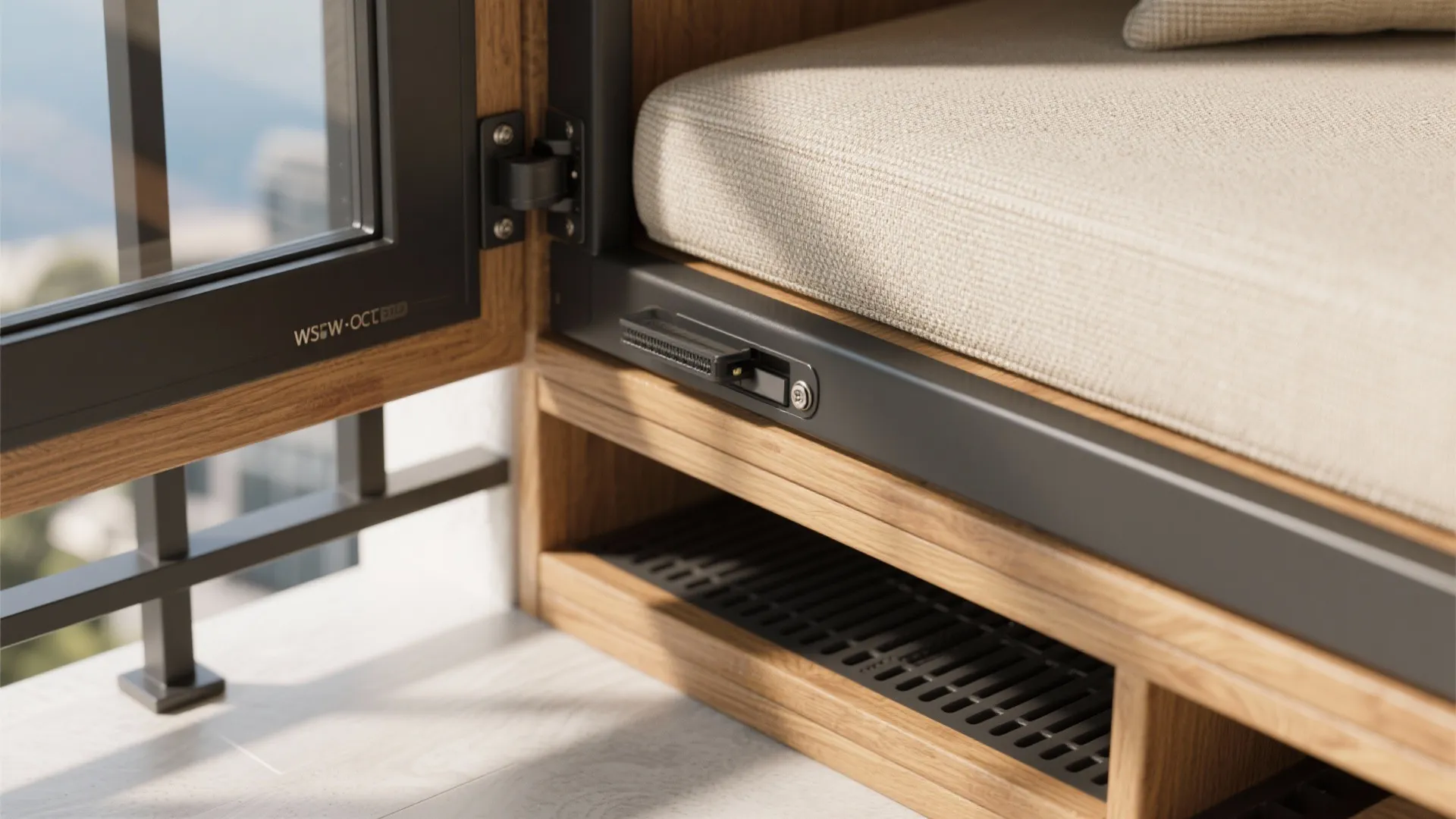 Minimalist Storage for Small Balconies