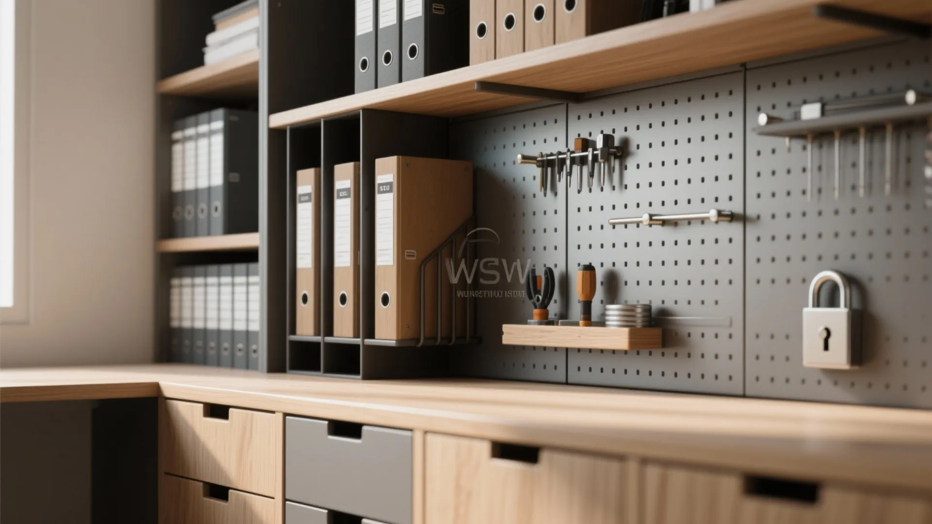 Smart storage to keep casebooks in reach, clutter out of sight