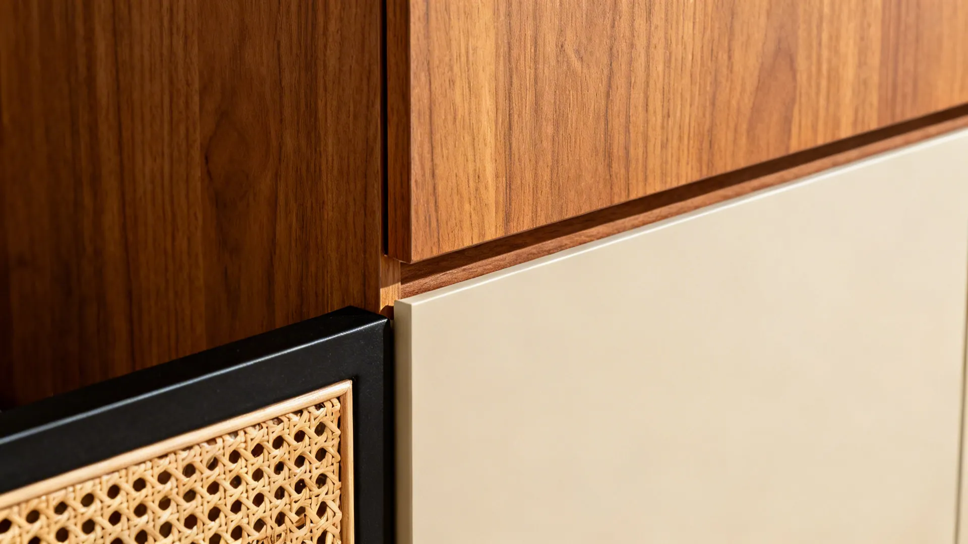 1) Minimalist Storage with Indian Warmth