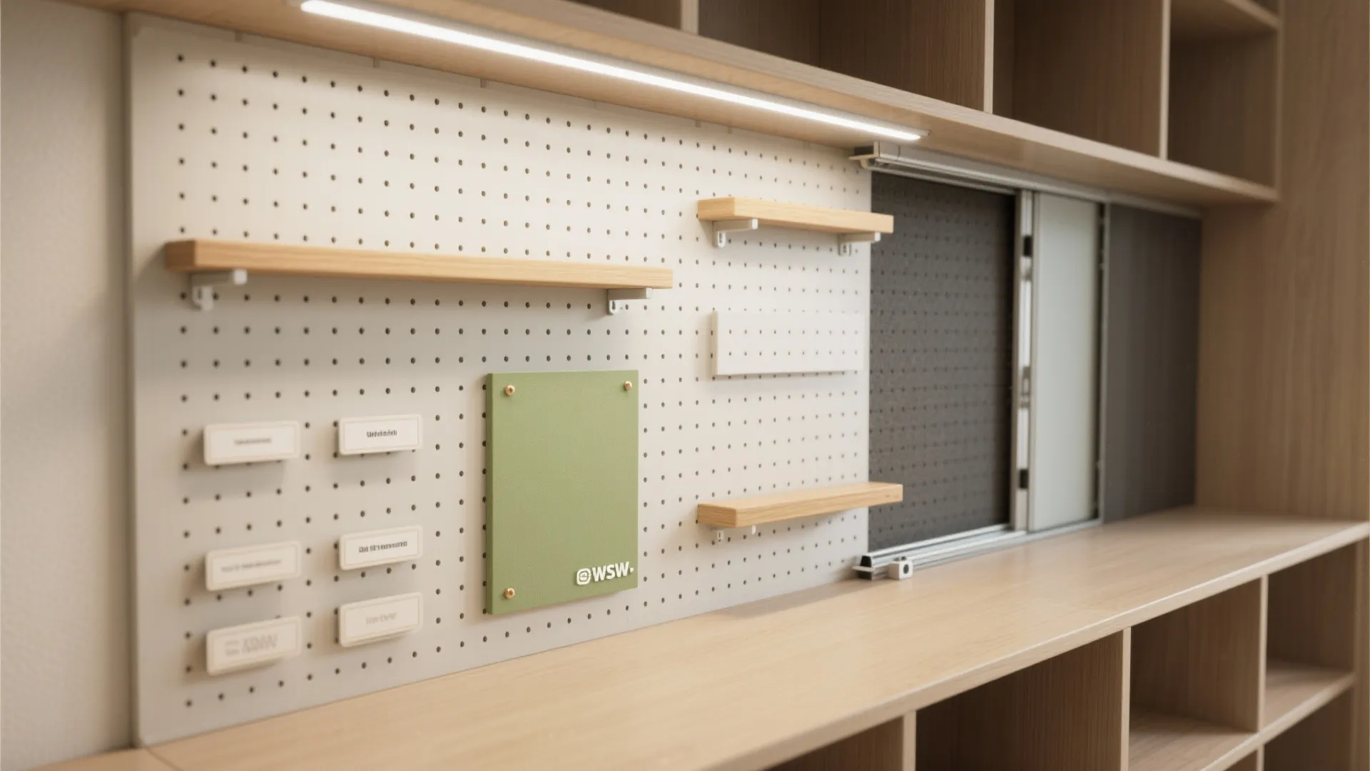 Storage that doubles as visual calm
