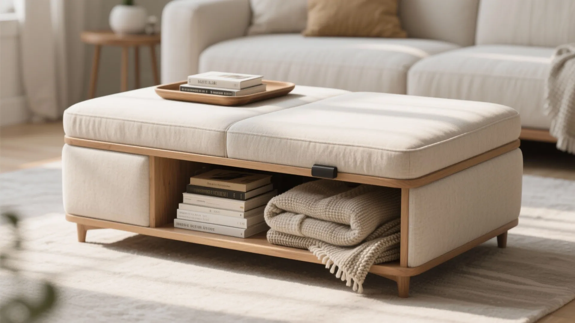 2. Dual-purpose furniture