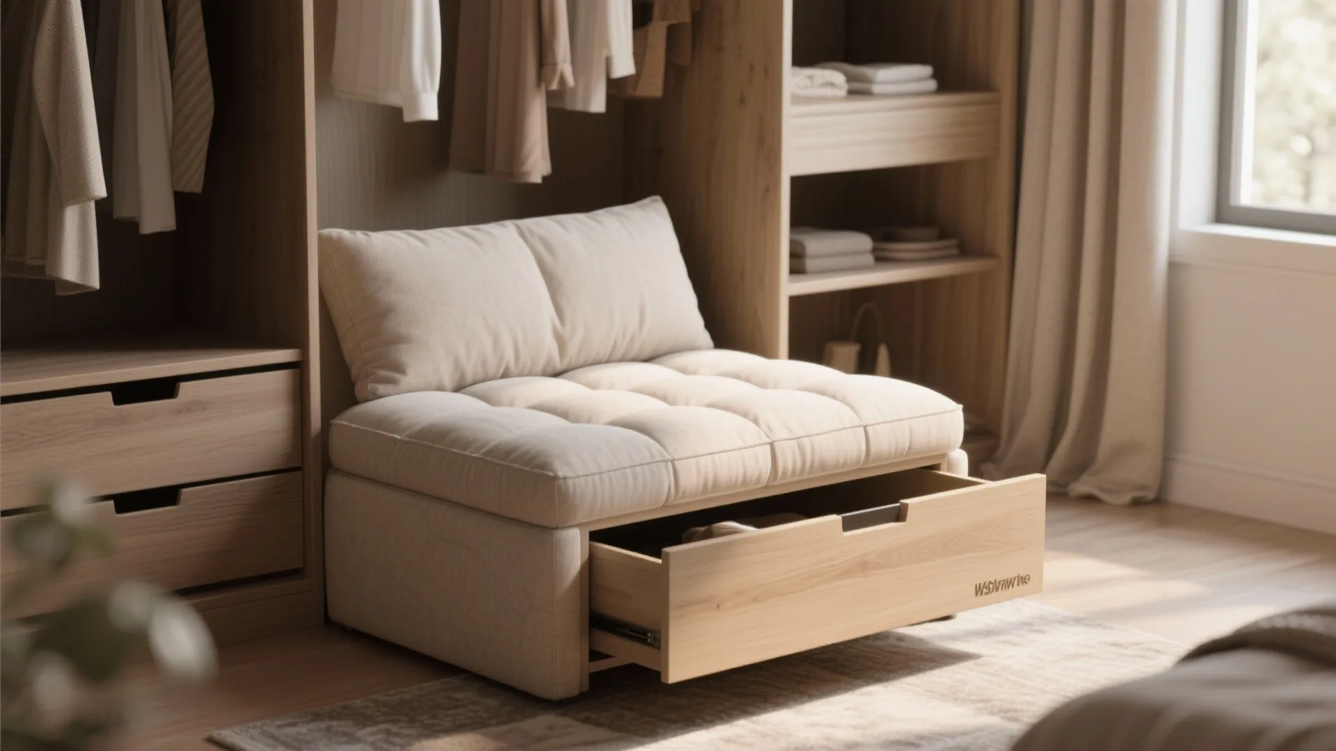 Multi-functional ottoman with storage