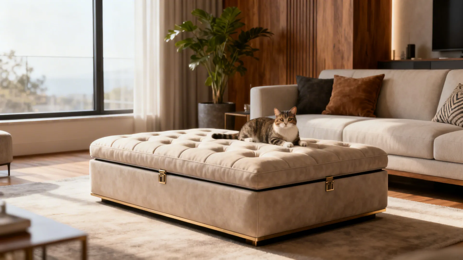 5 Ottoman Ideas with Storage for Small Living Rooms