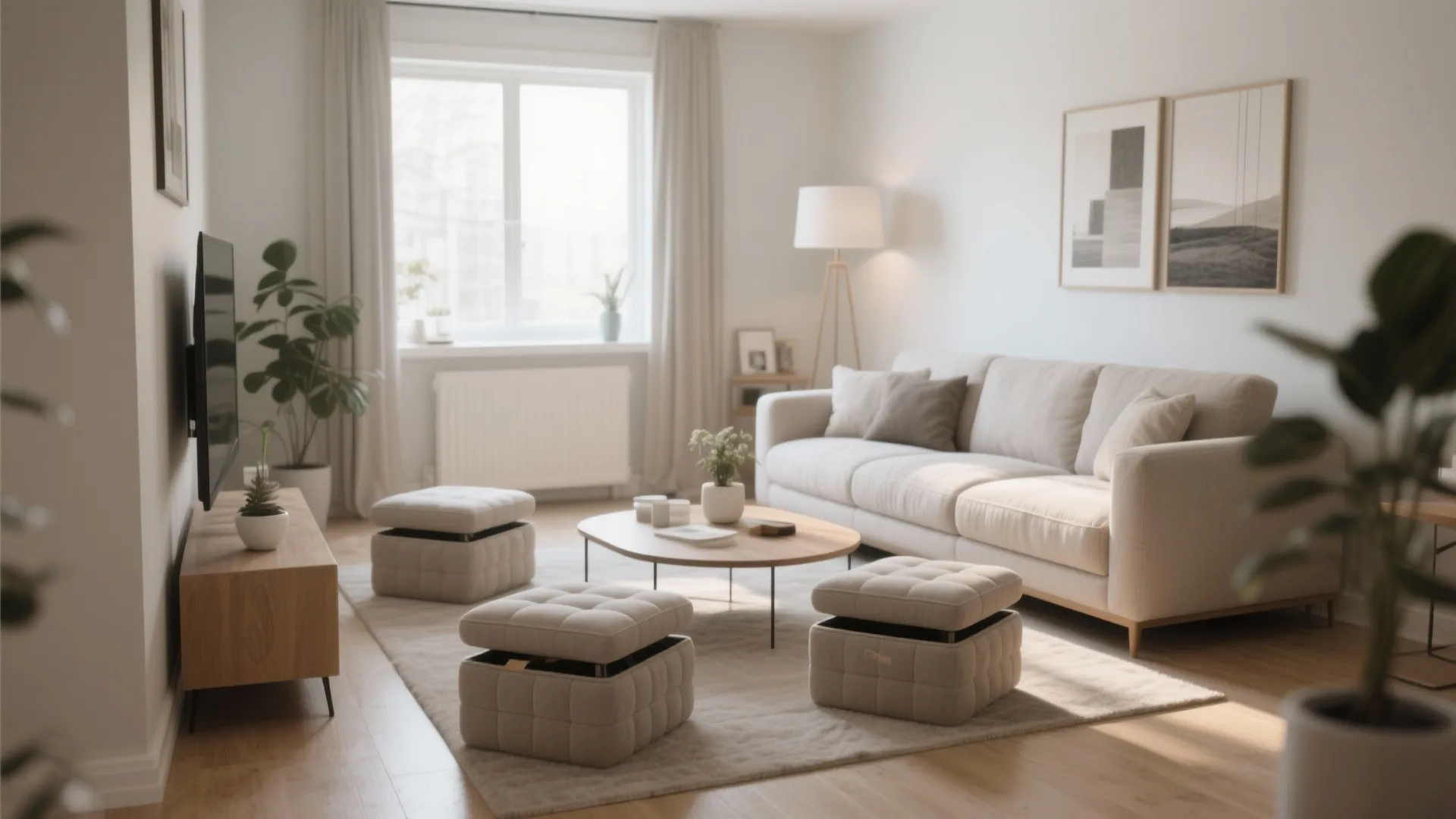 Multi-functional Storage Ottomans