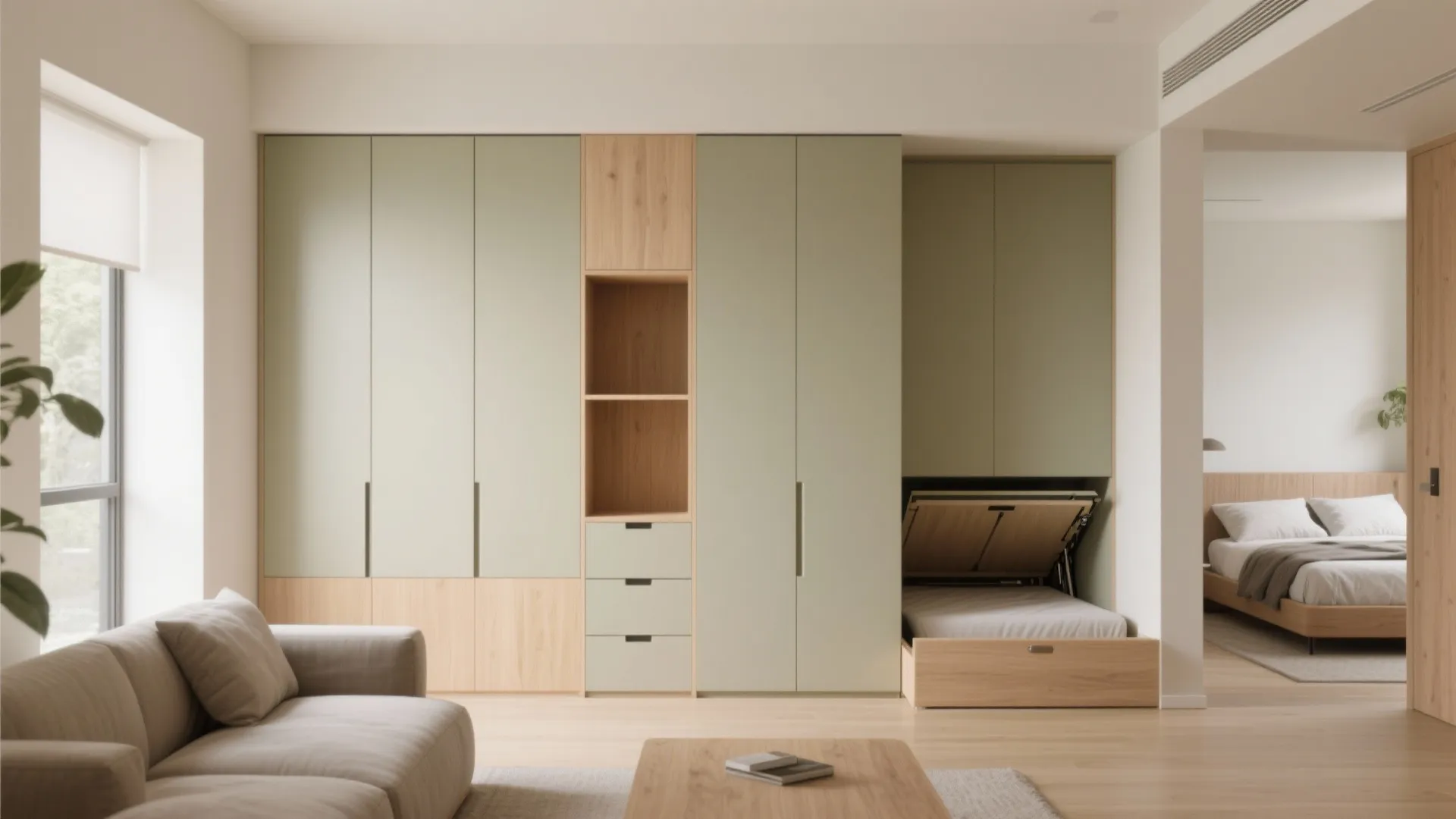 Storage Wall + Platform Bed: Hidden Capacity Without Bulk