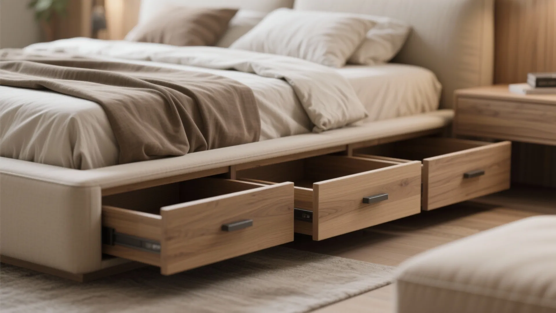 3. Storage Platform Bed