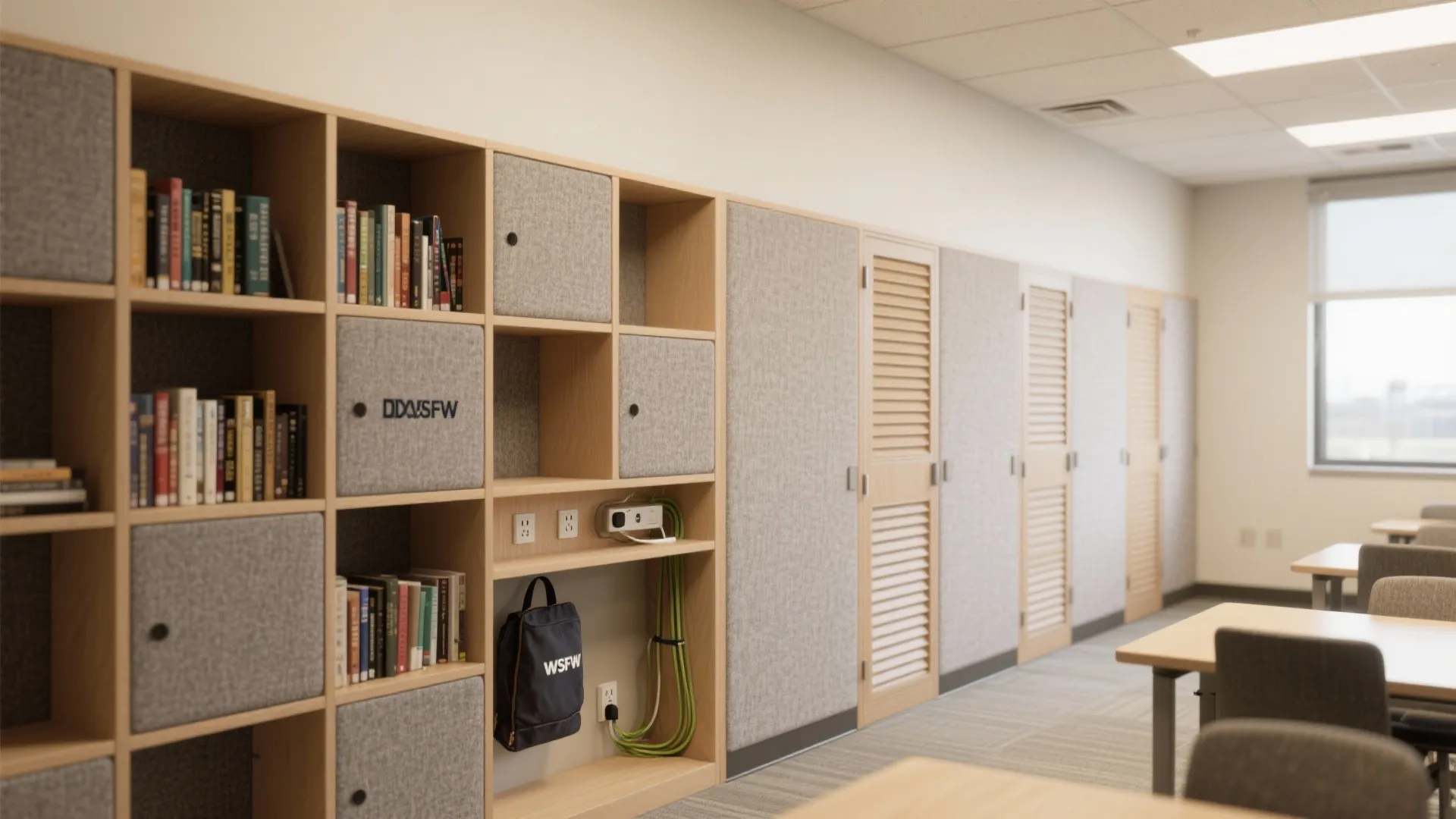 Storage that doubles as privacy and power