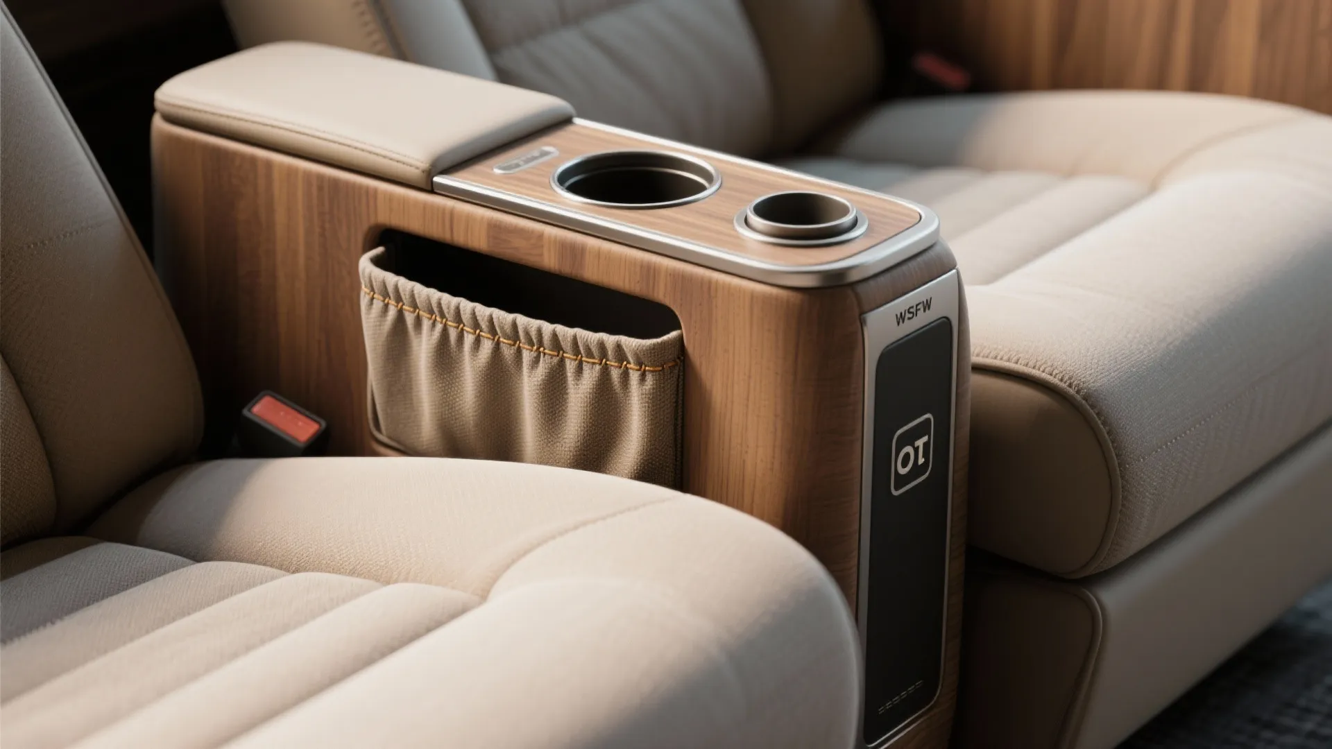 4. Recliner with built-in storage or cup holder: tiny conveniences
