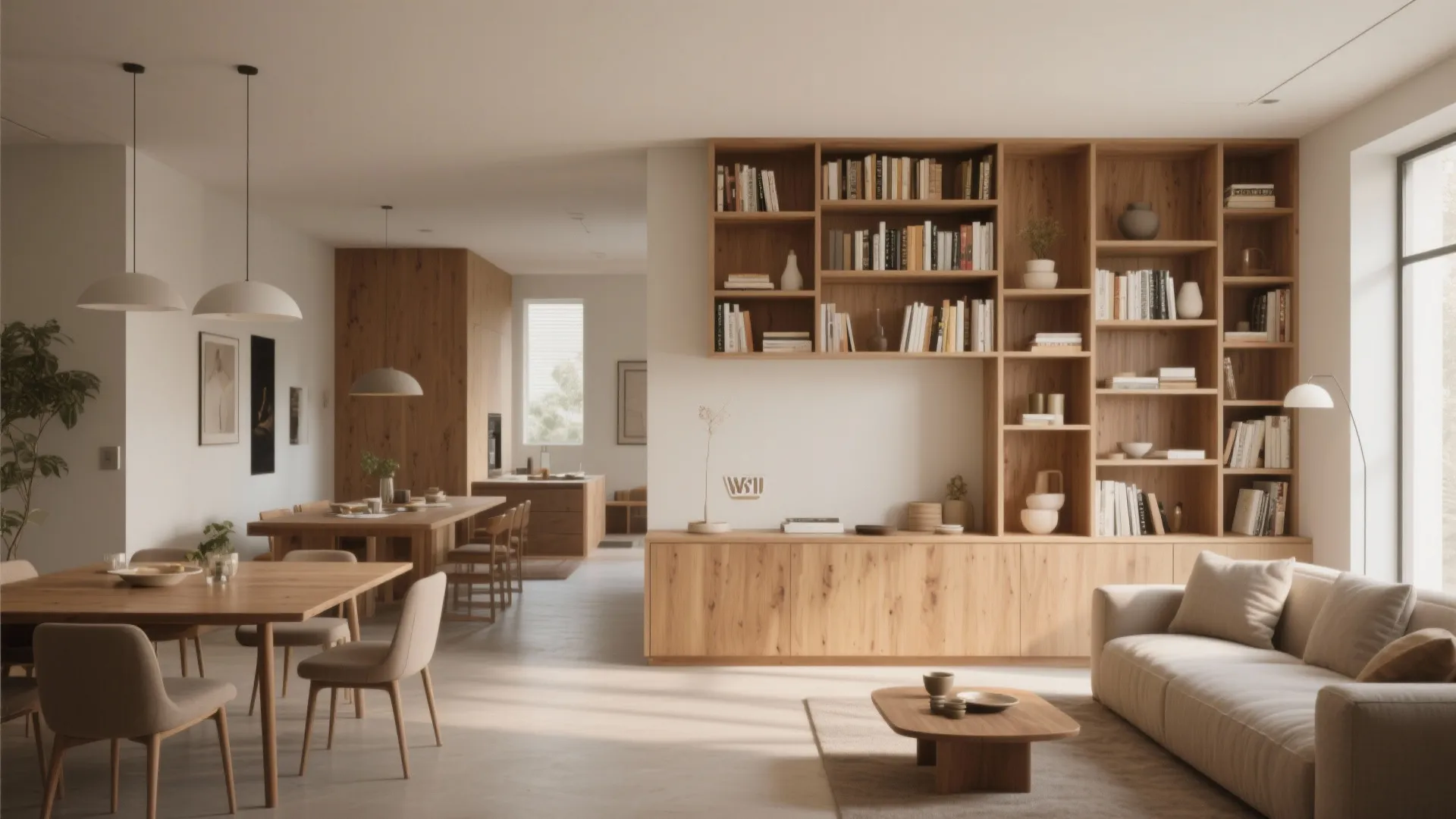 7. Built-In Storage as Dividers