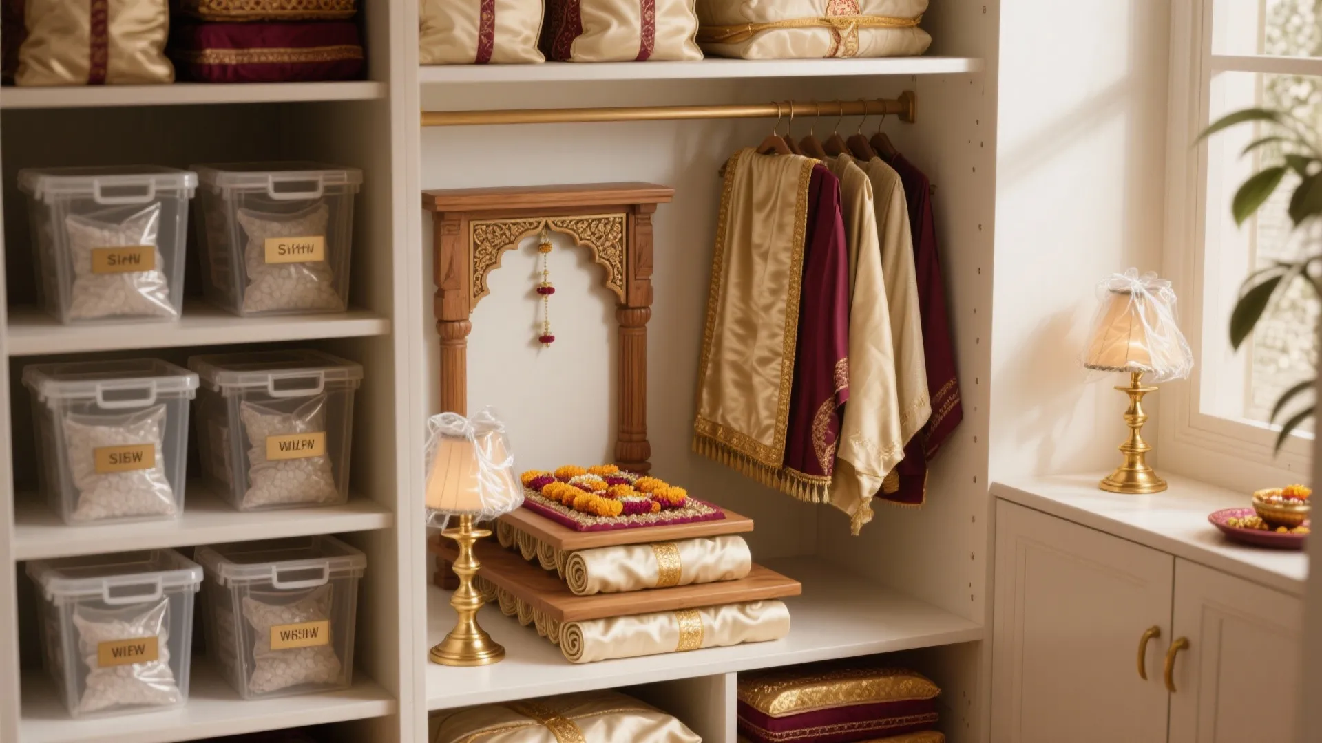 Storage-Savvy Decor: Fold, Stack, and Reuse