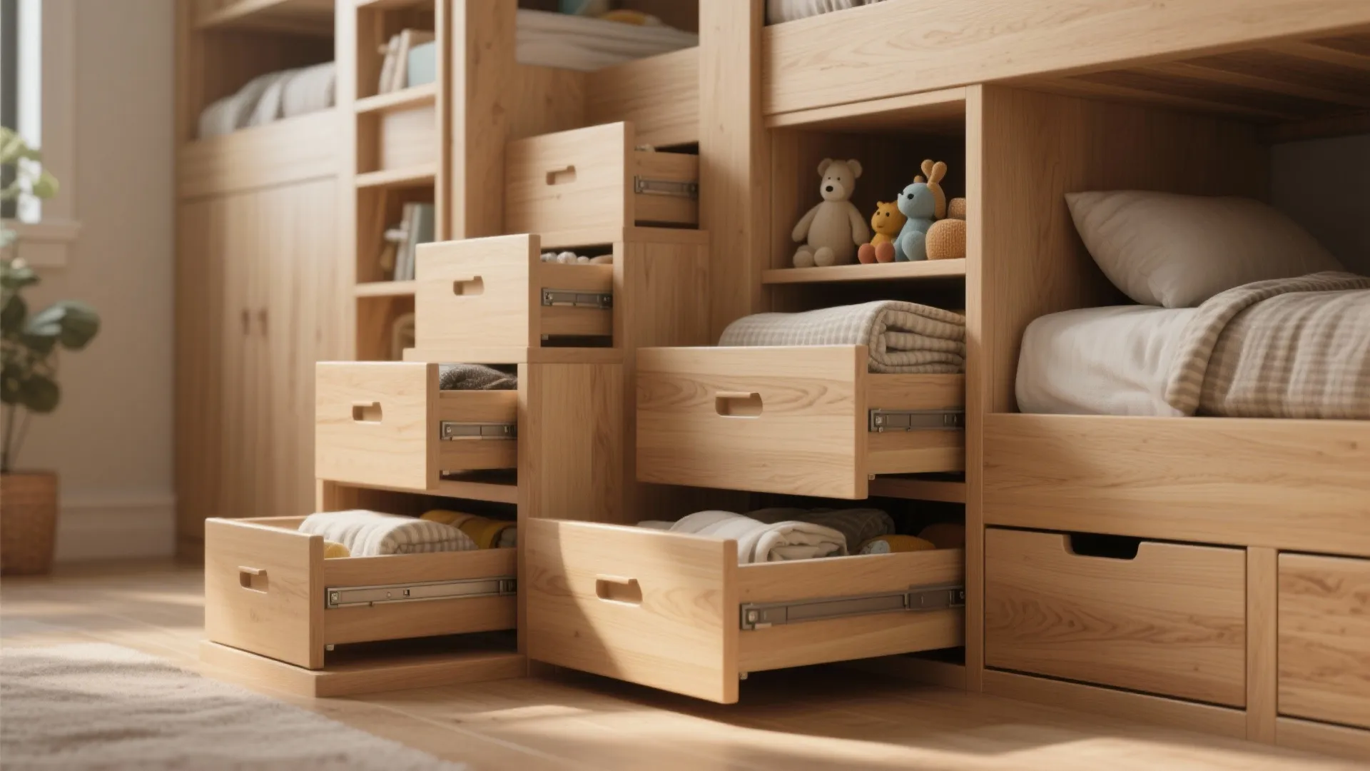 3. Built-in Storage Stairs