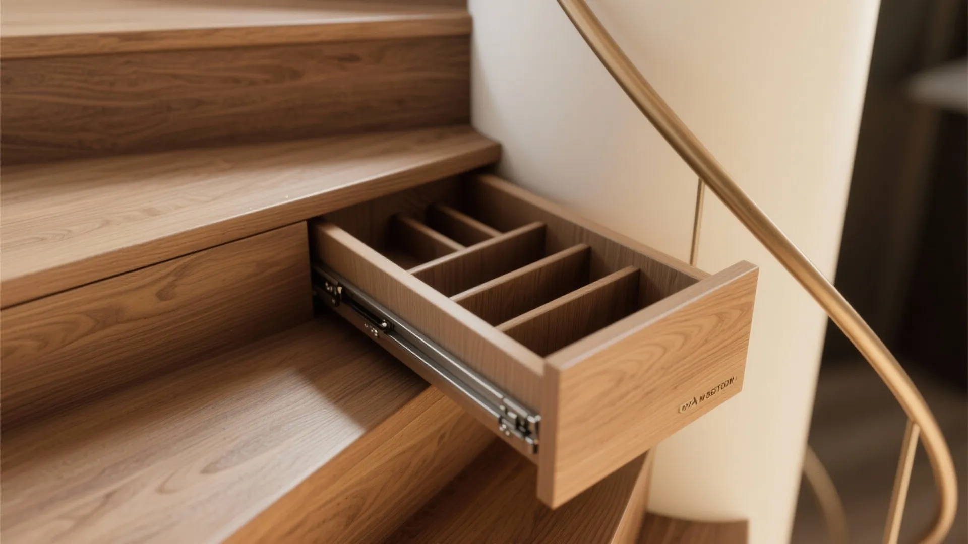 4. Storage-integrated steps: double duty where space counts