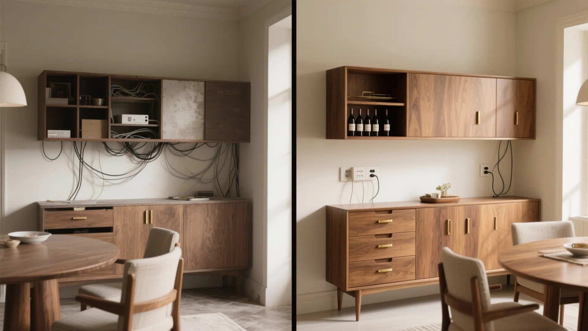 Sideboards, Wine Nooks, and Hidden Tech