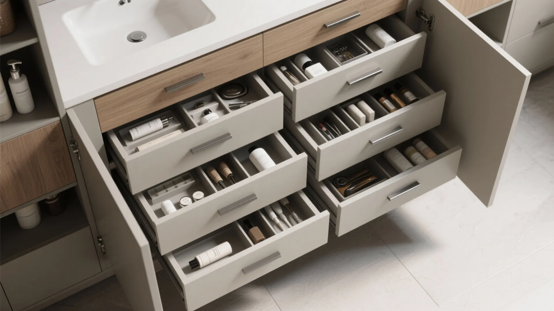 3. Maximize Storage with Smart Drawer Layouts