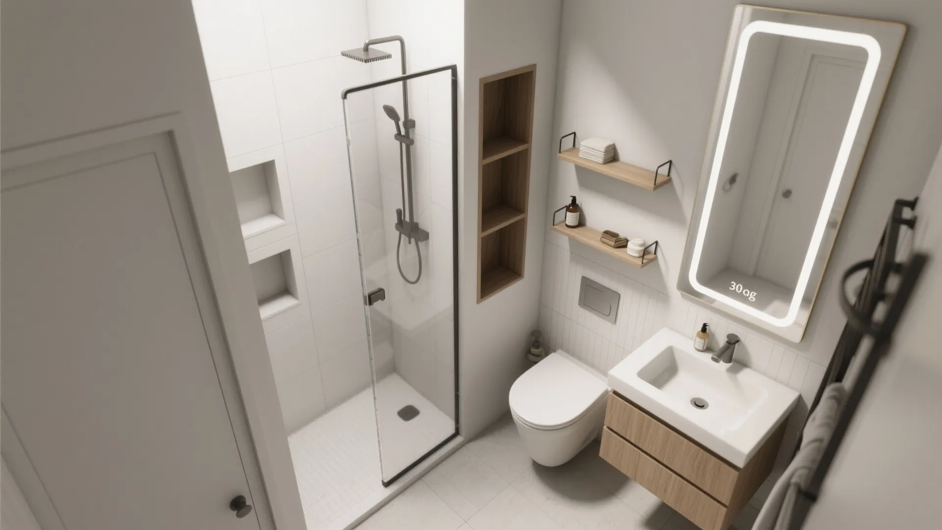 3. Maximize storage by thinking vertical and recessed