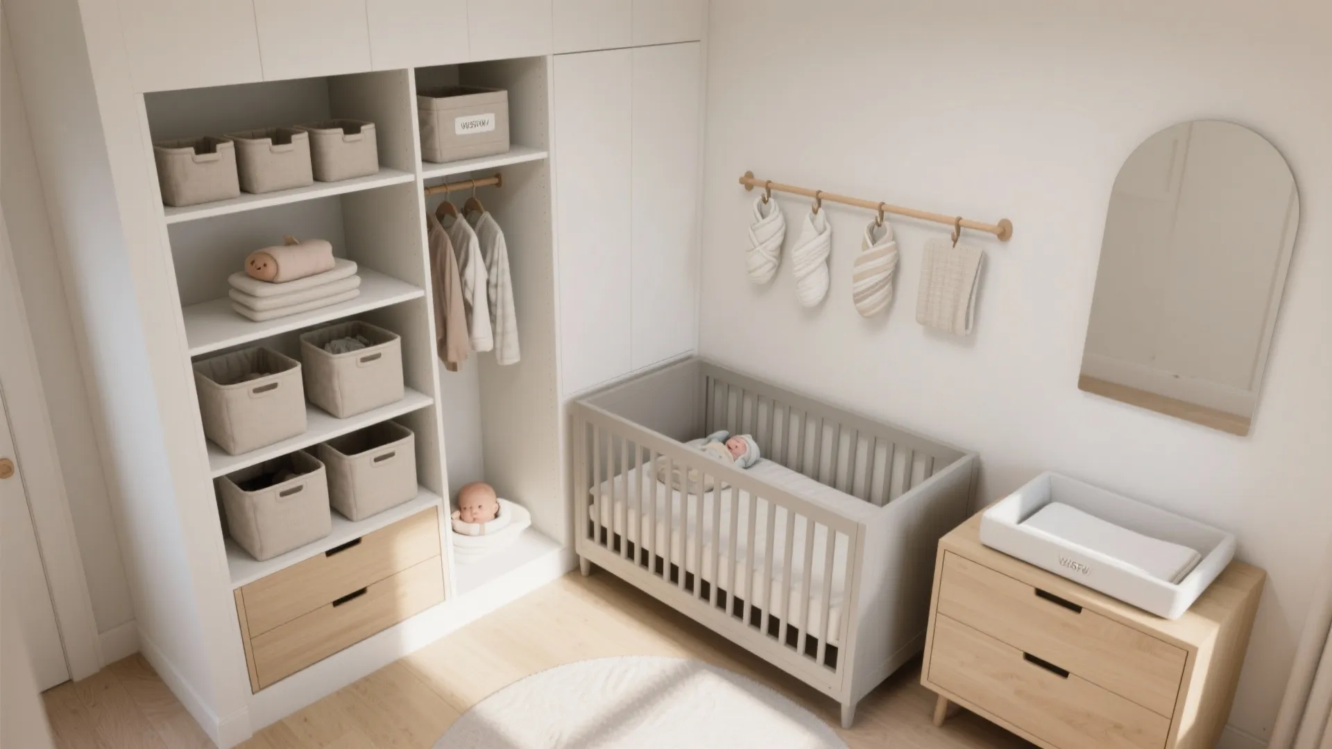 Minimalist Storage That Grows With Baby