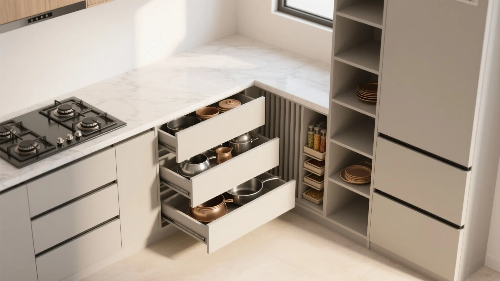 Minimalist Kitchen Storage That Works Hard