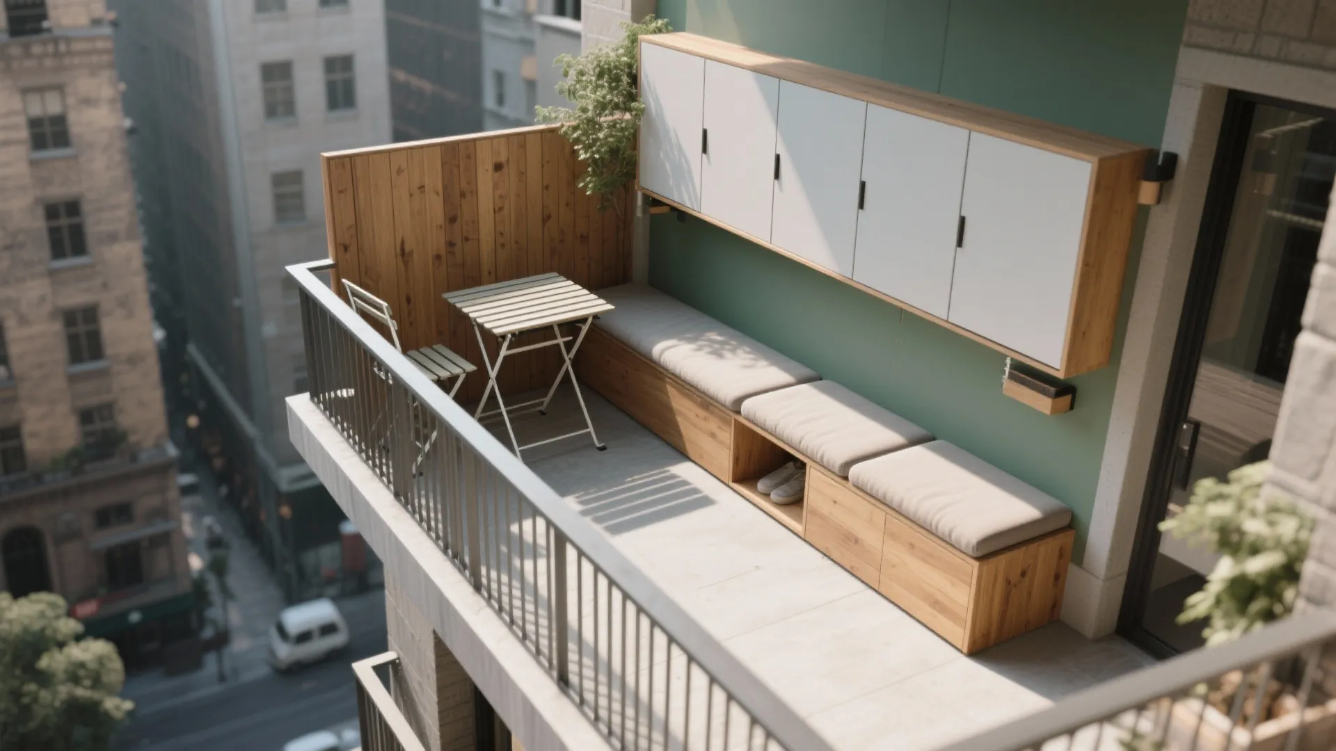 Minimalist Balcony Storage That Works