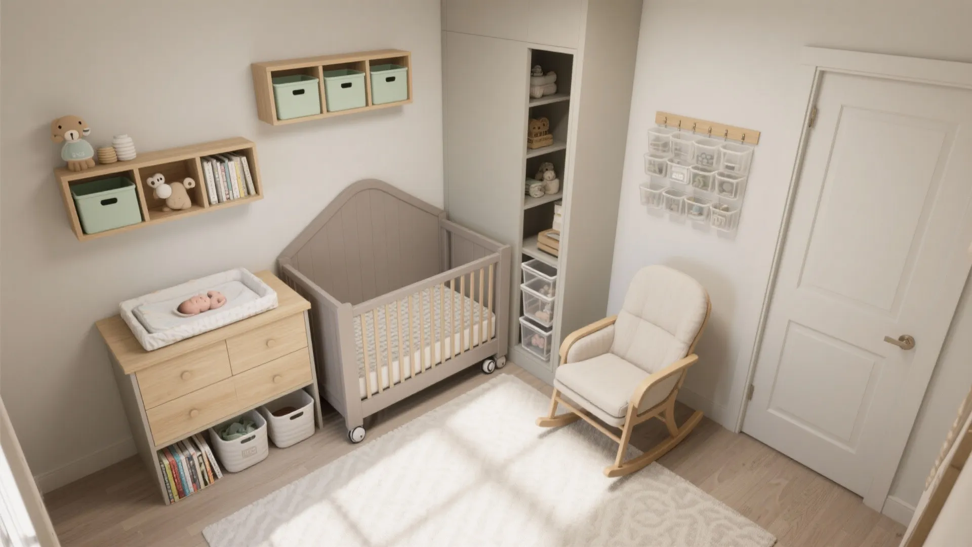 Space-Savvy Storage for Small Nurseries