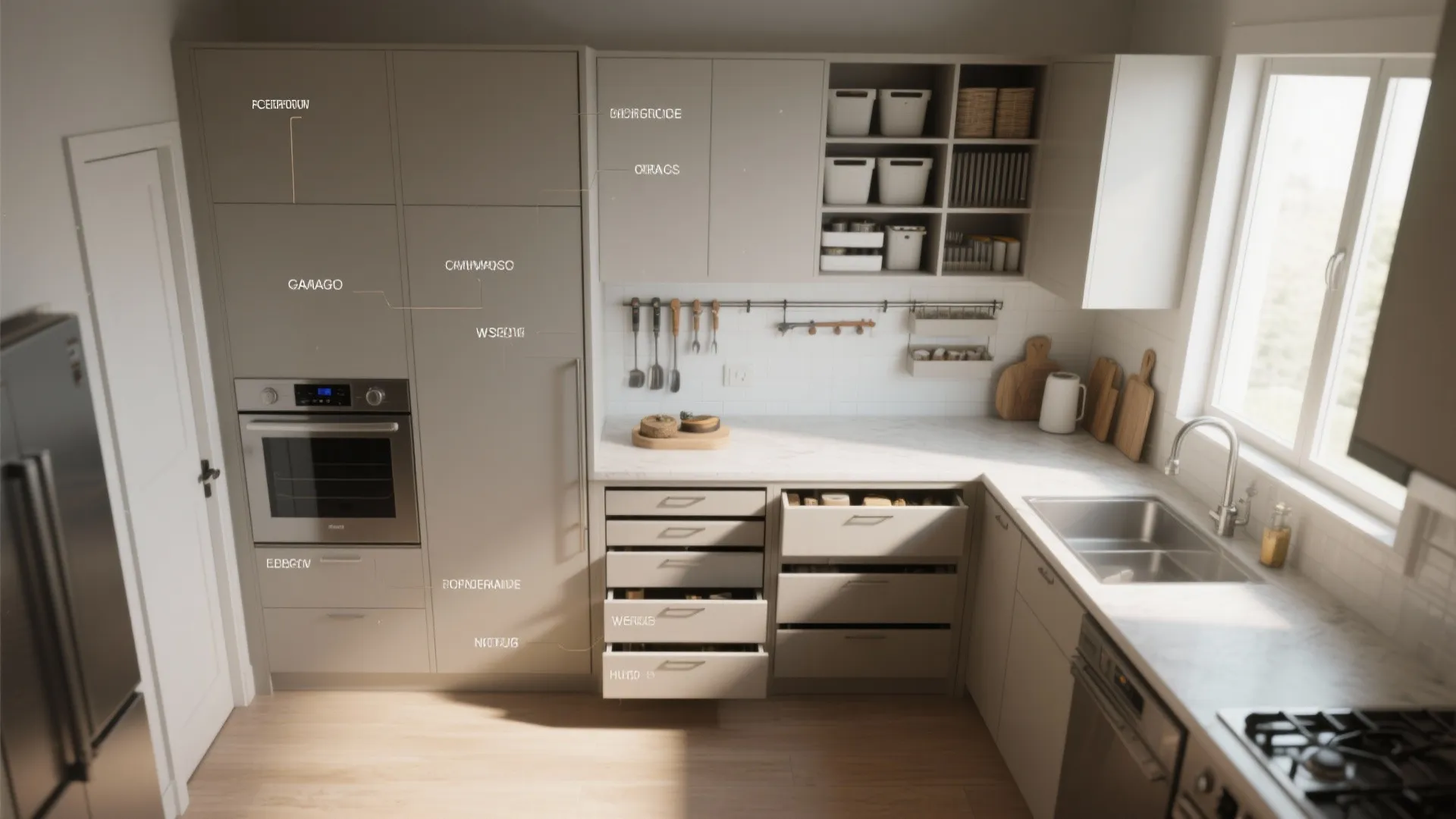 Minimalist Kitchen Storage