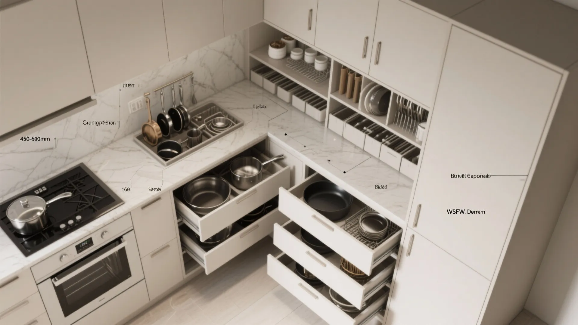 Minimalist Kitchen Storage