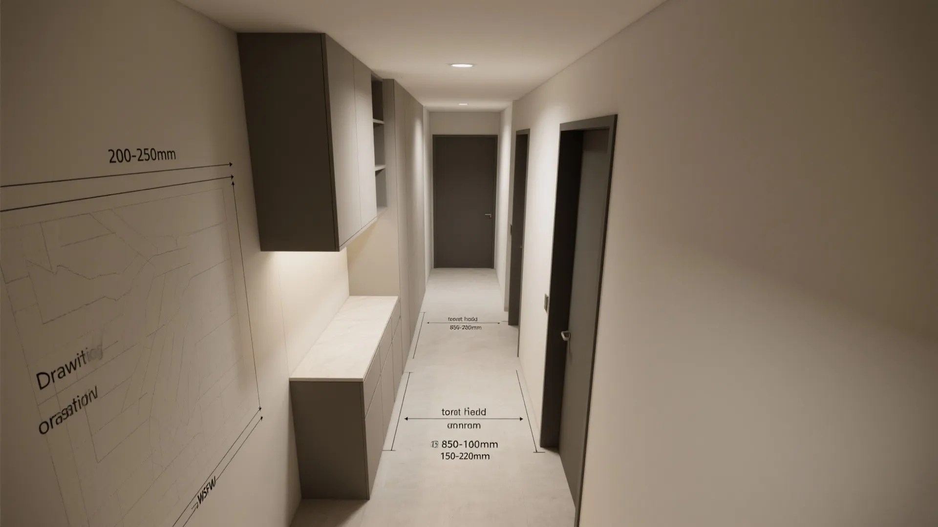 Wall-Mounted Storage That Disappears