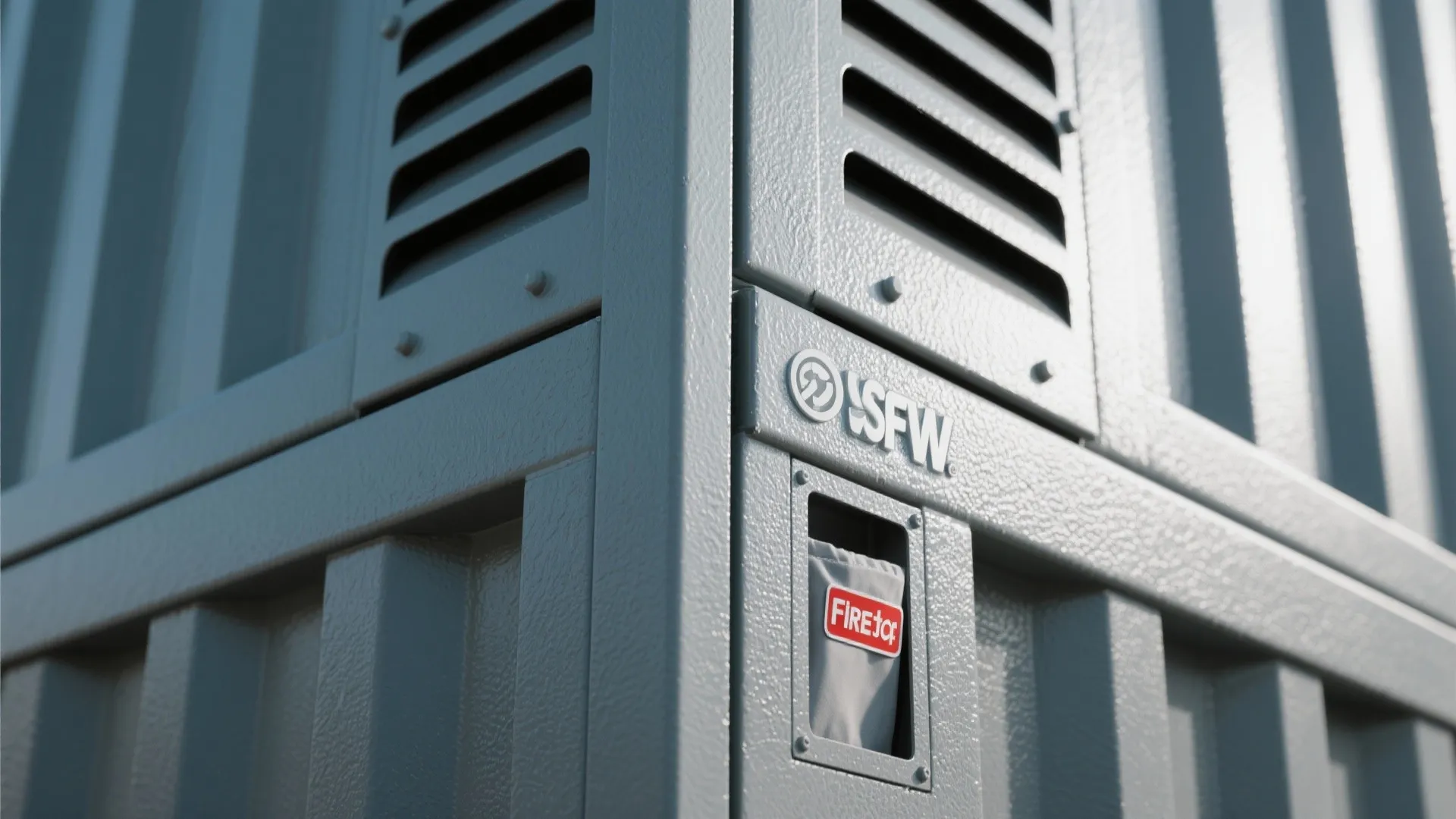 Slim Storage Tower and Fire-Safe Clearances