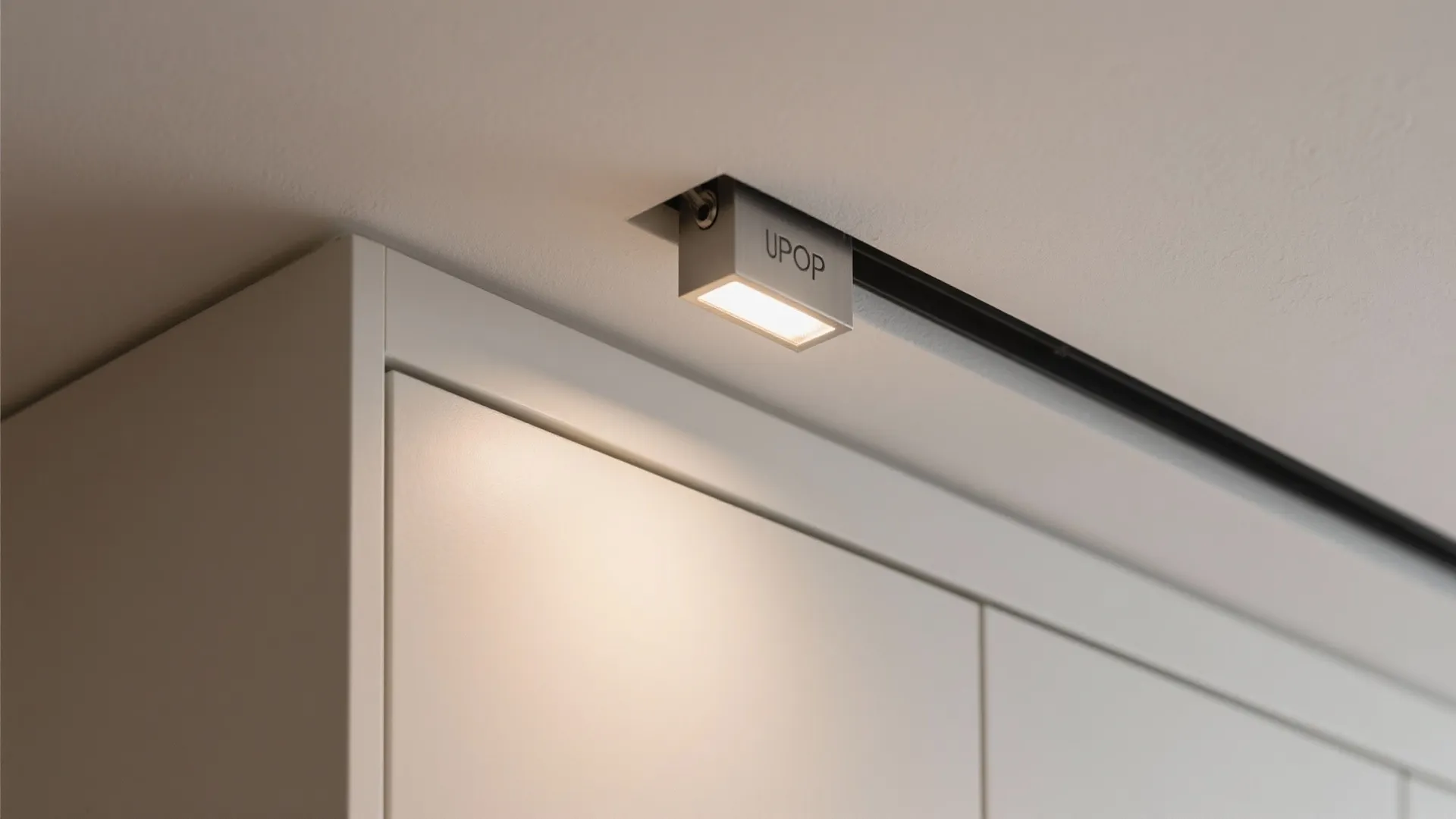 Integrated Storage Band with Hidden Track Lights
