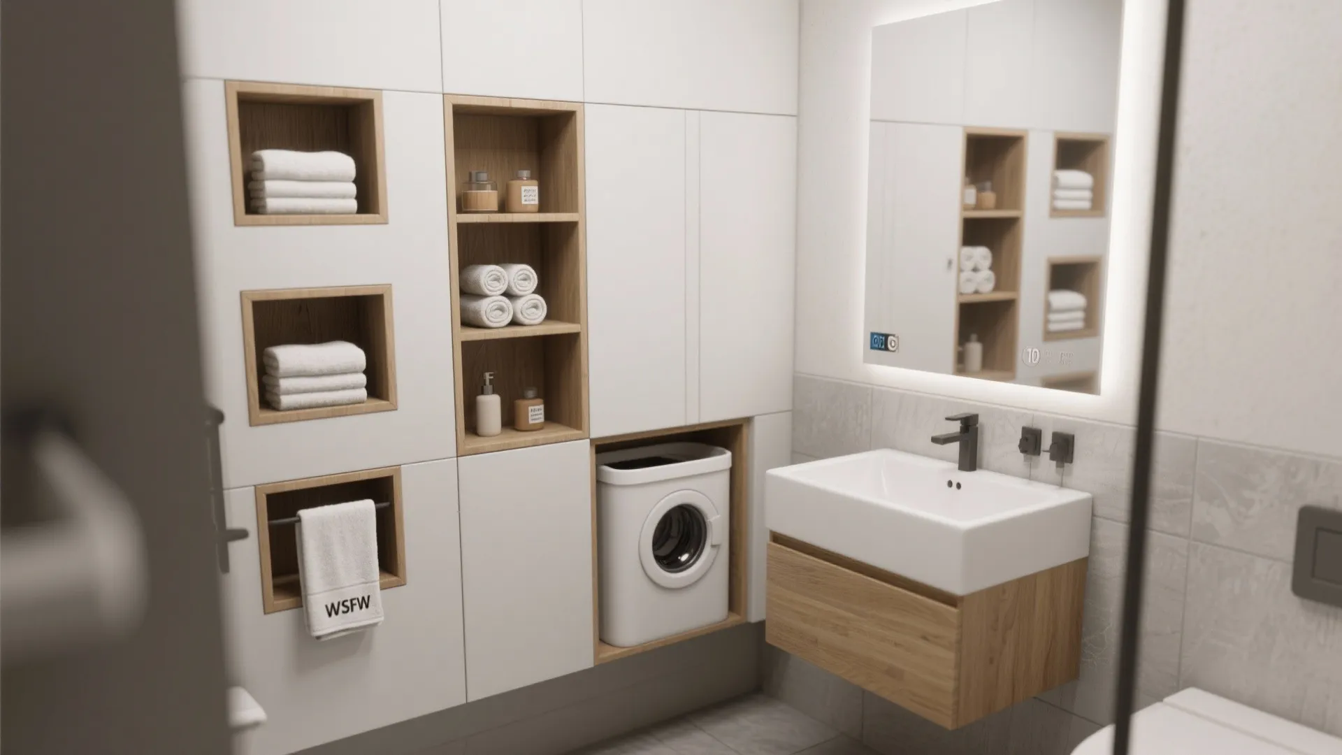 5. Double Duty Storage Wall