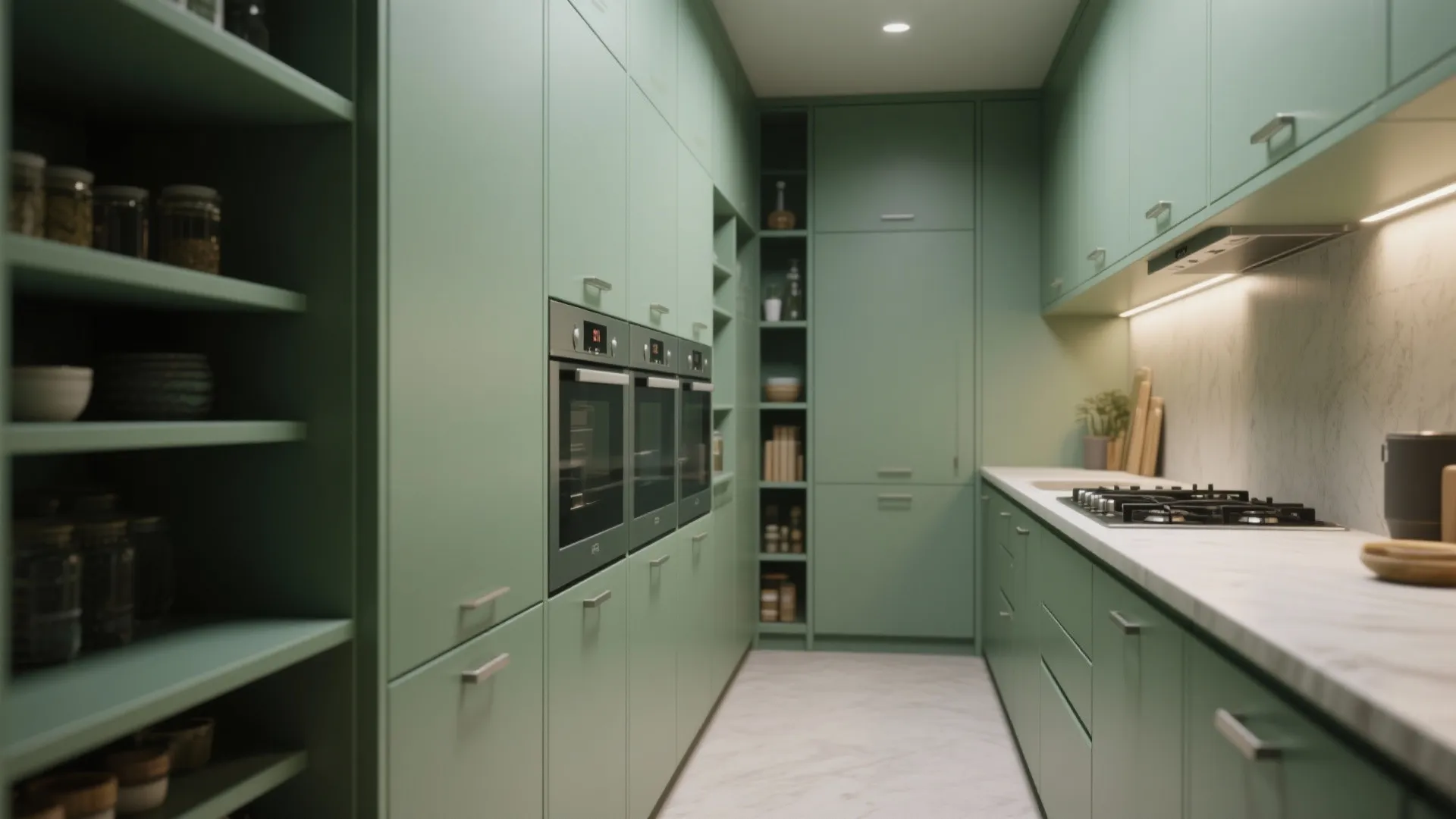 4. Floor-to-ceiling storage wall