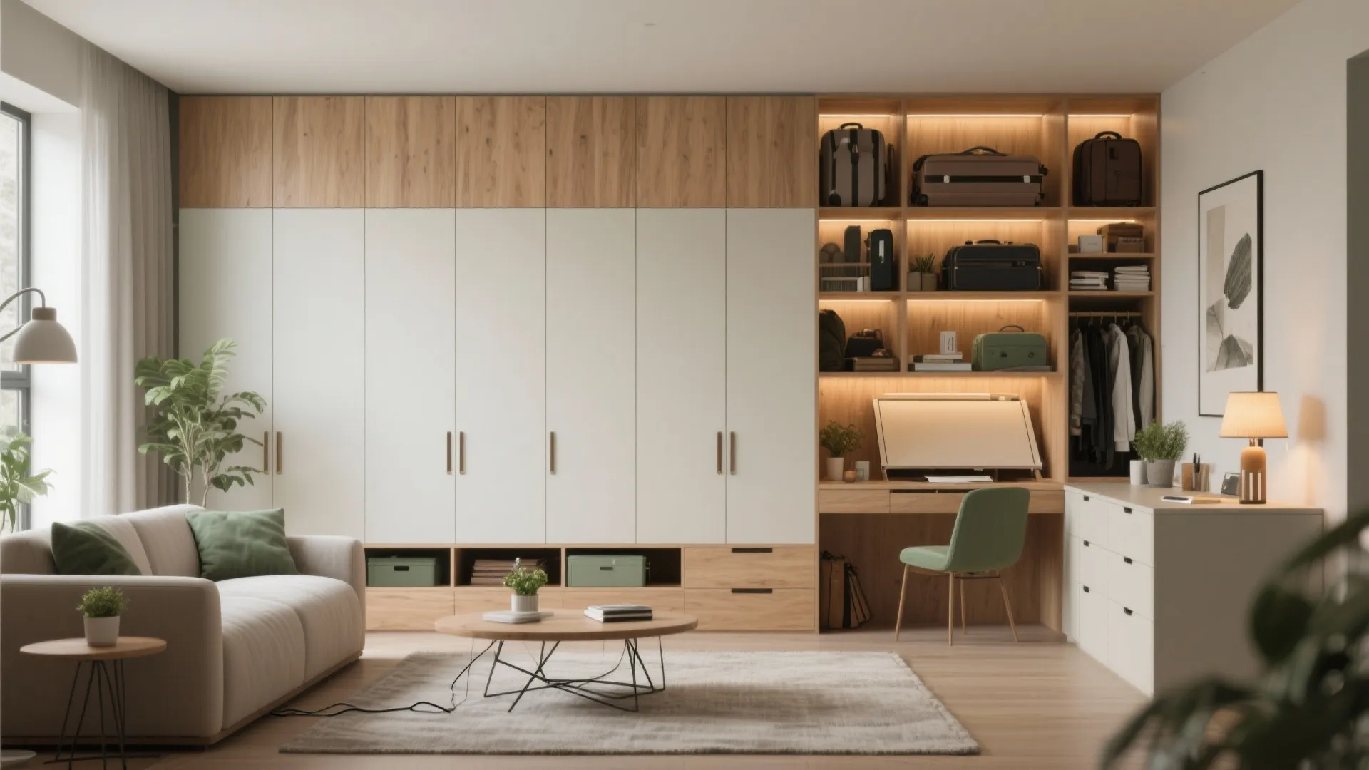Built-in storage and multi-function furniture
