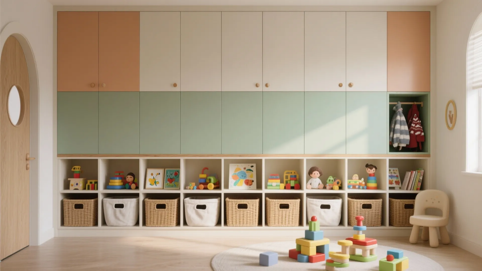 Vertical Zones with a Storage Wall