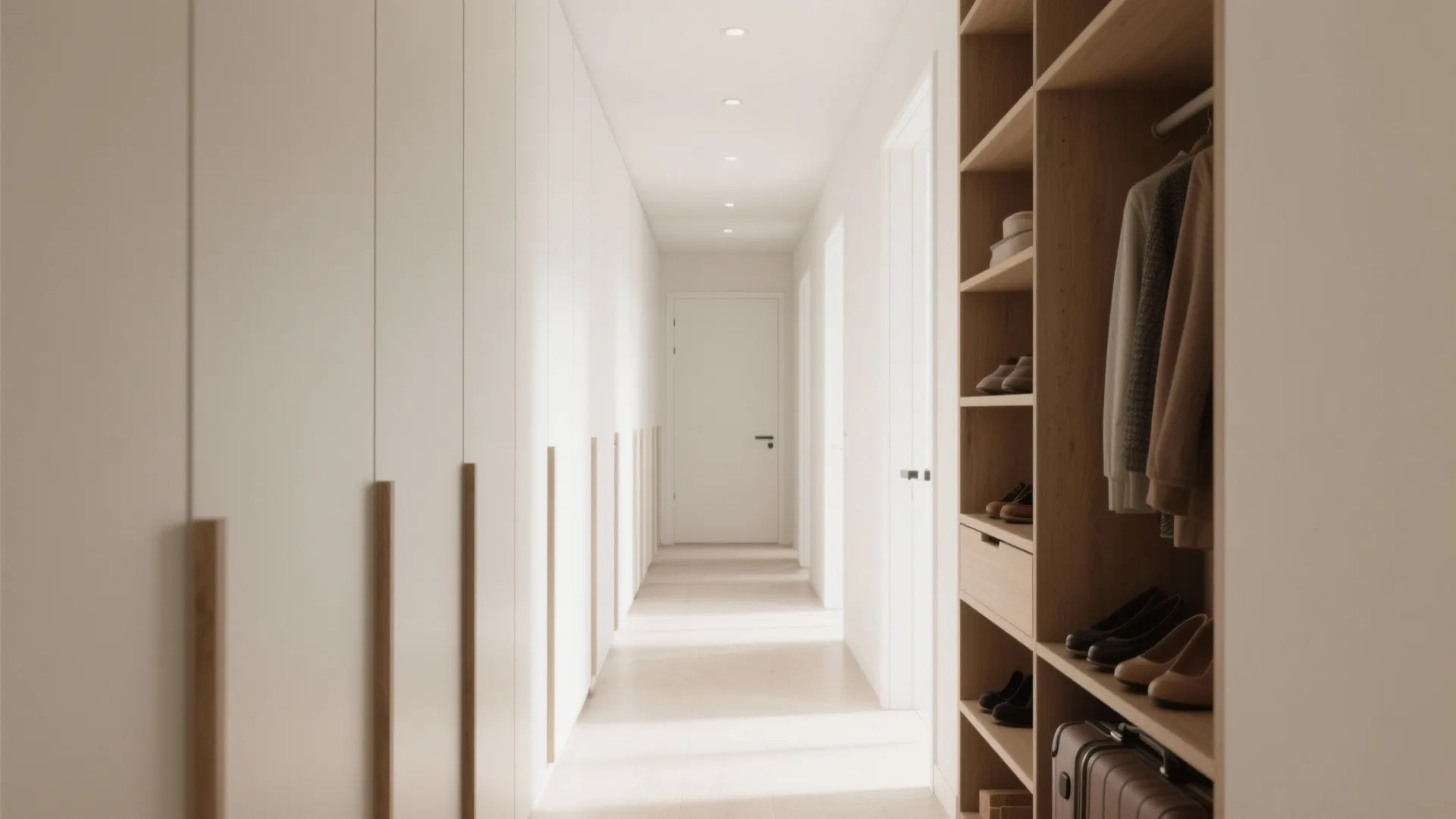 Minimalist Storage Walls and Built-ins