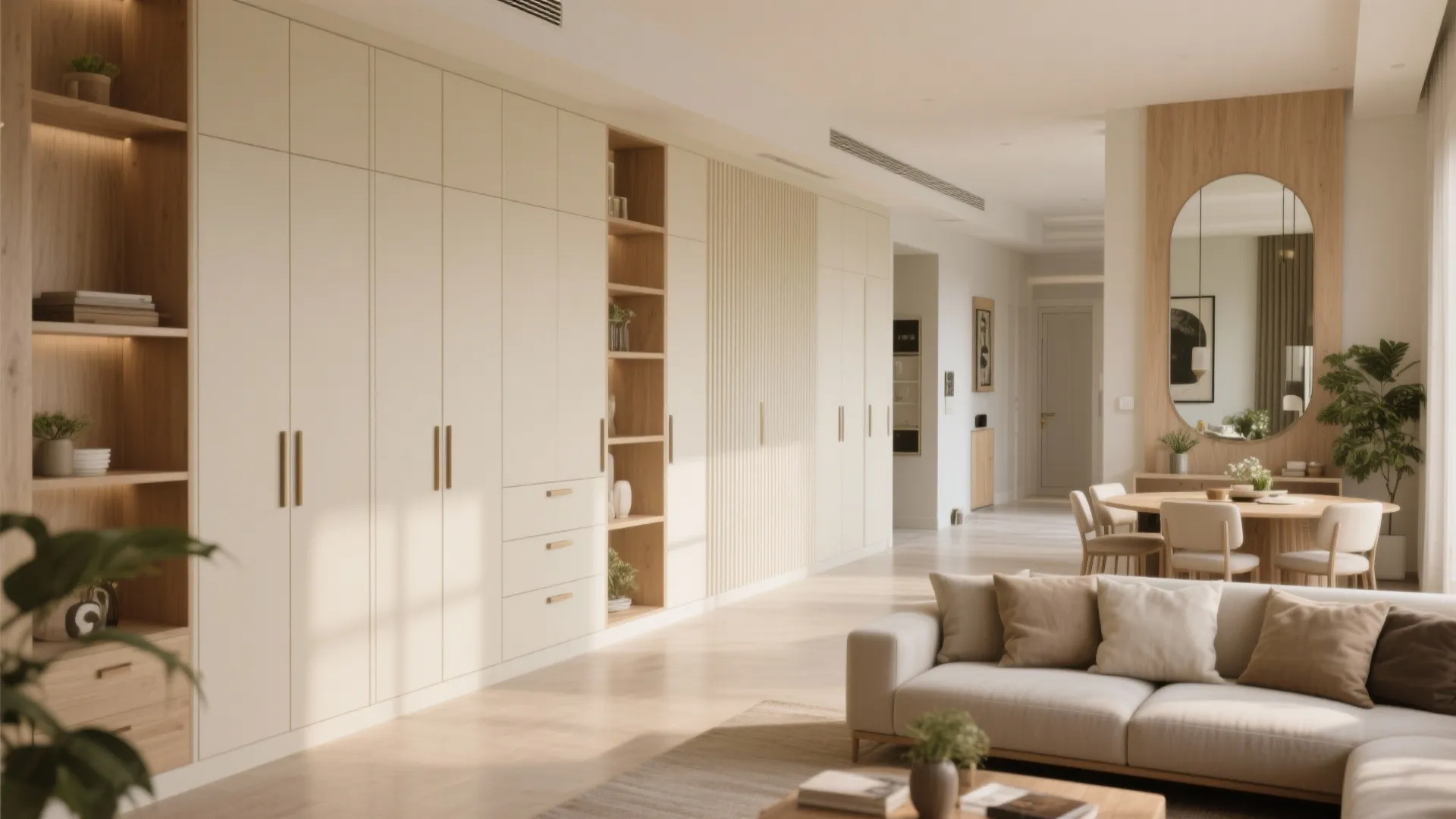 Minimalist Storage Walls That Disappear