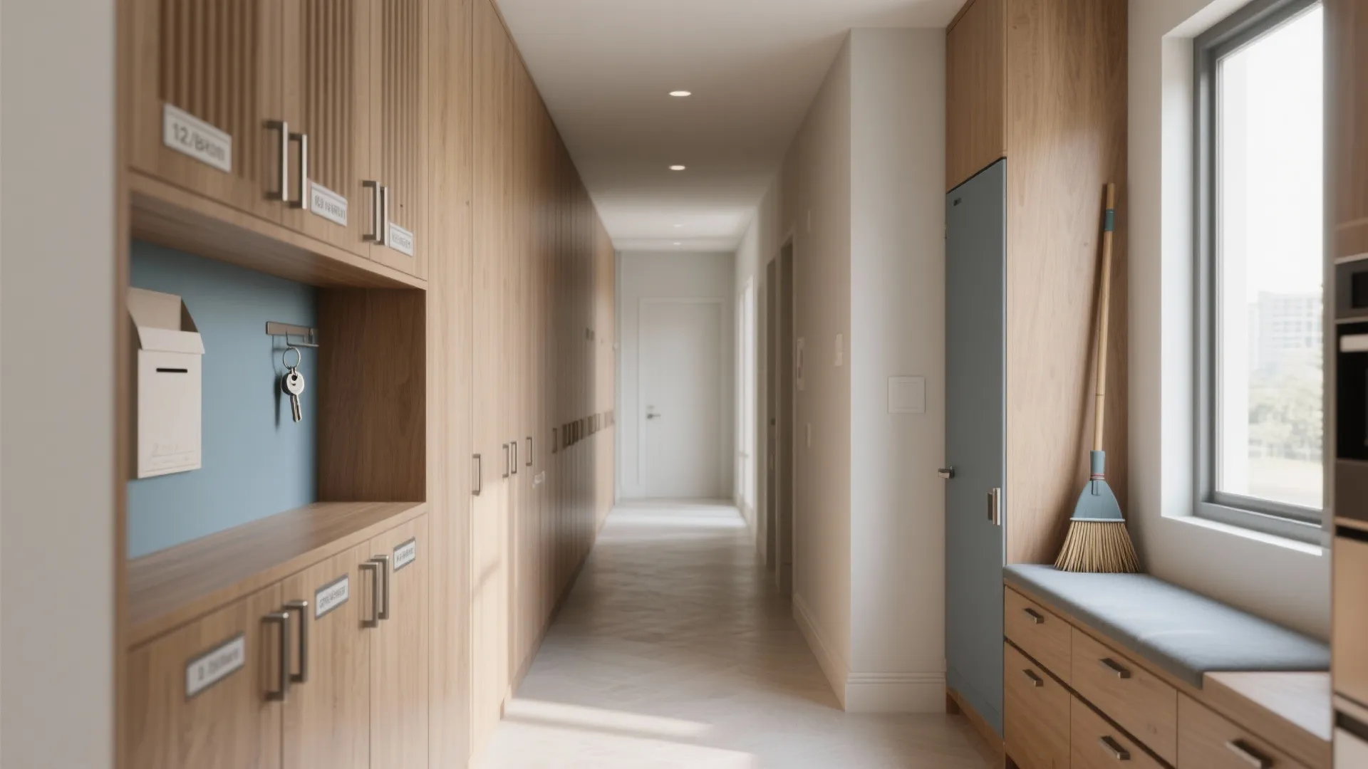 Storage Walls and an Efficient Utility Core