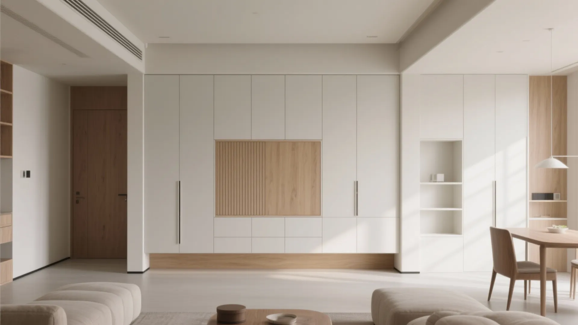 Minimalist storage that doubles as architecture