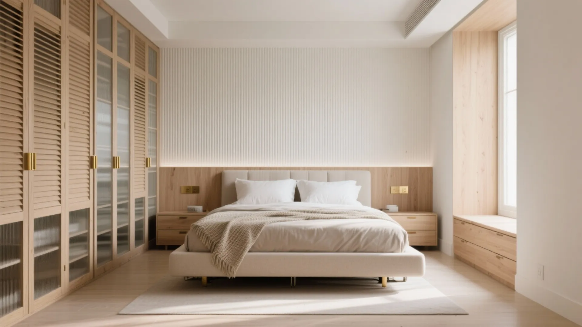 Storage Walls and Platform Beds that Hide the Clutter