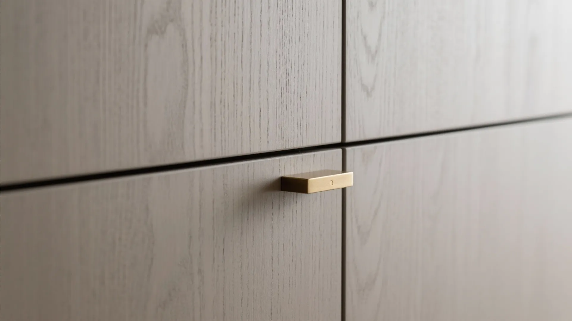 Minimal storage walls for a calm living–dining core