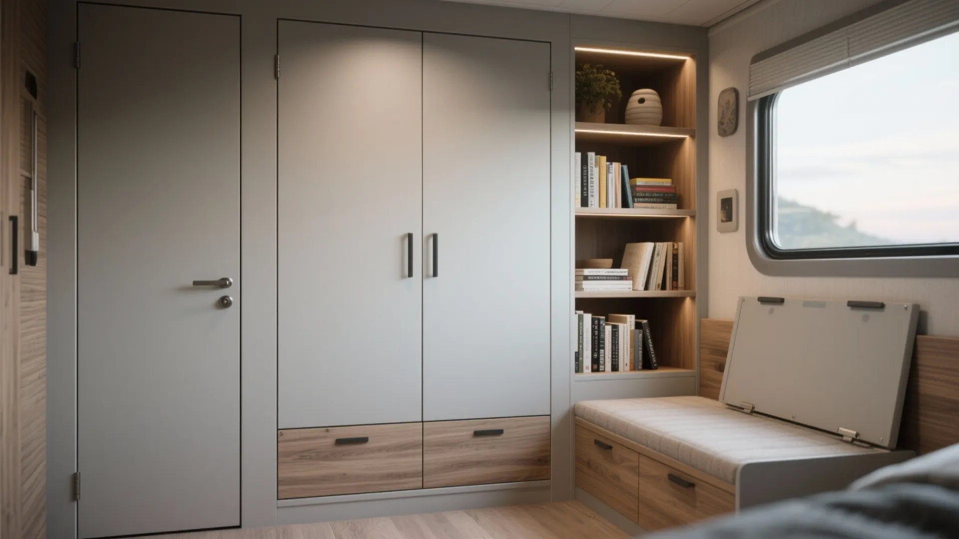 3. Integrated Storage Walls